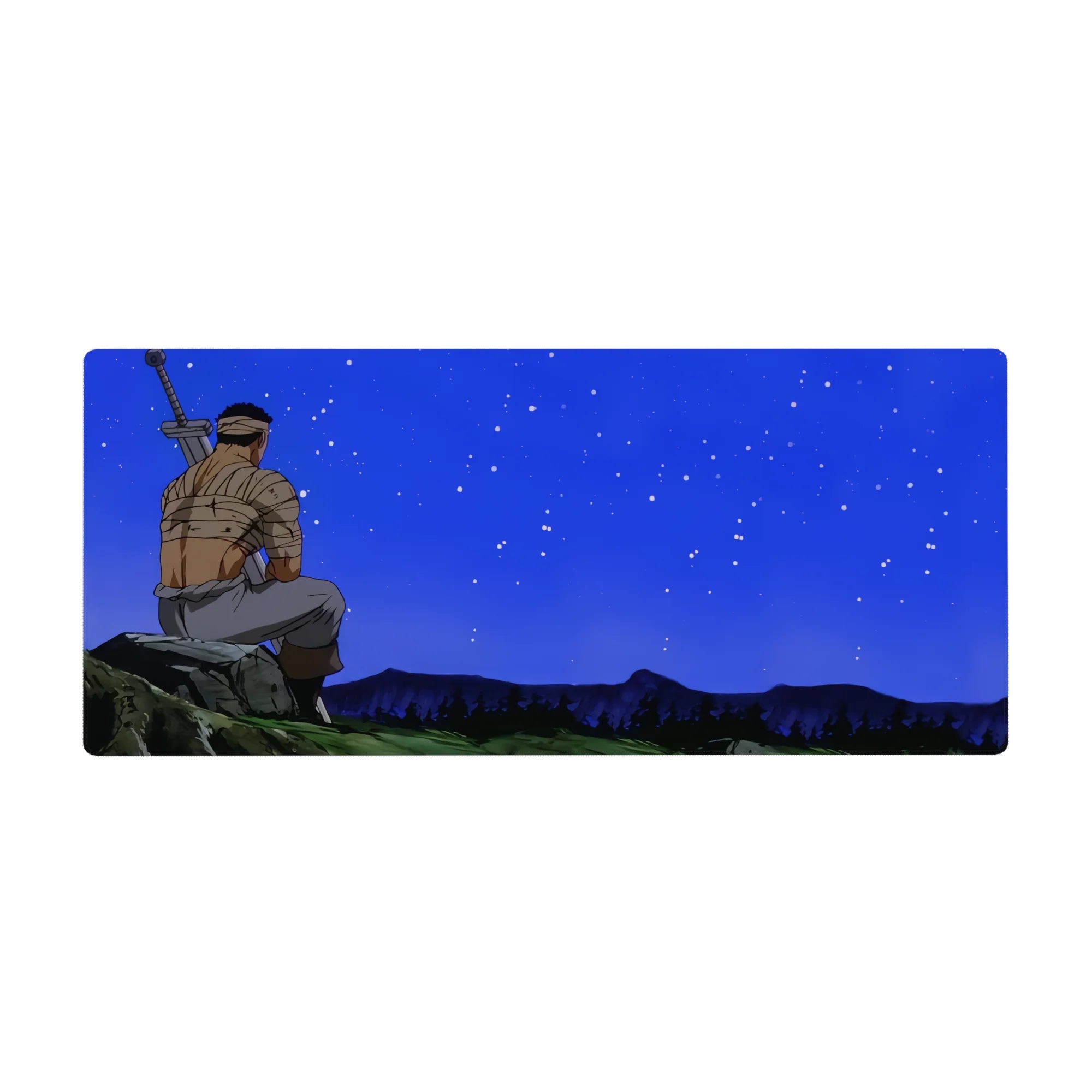 Berserk - Anime Mouse Pad and Desk Pad - Starlit Resolve - AniChan