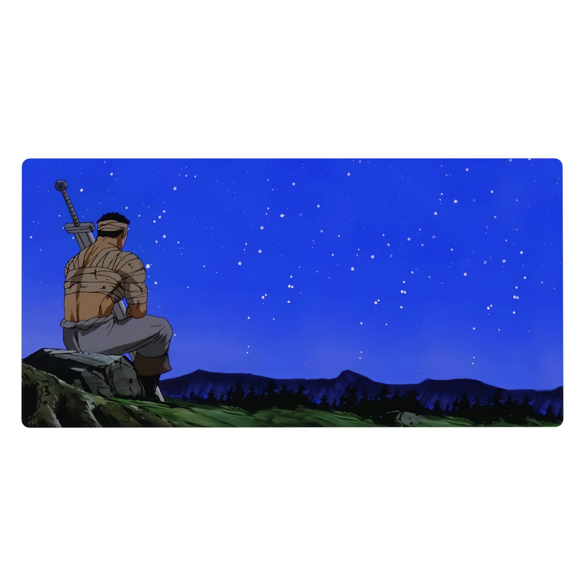 Berserk - Anime Mouse Pad and Desk Pad - Starlit Resolve - AniChan