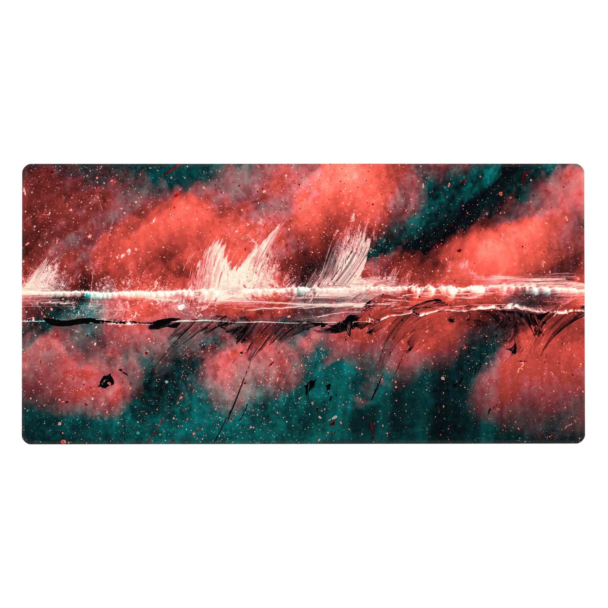 Abstract Deskmat | Mousepad | Deskpad - Energy Burst - AniChan