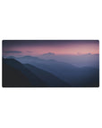 Nature Landscapes Deskmat | Mousepad | Deskpad - Twilight Peaks