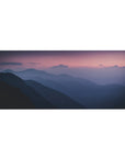 Nature Landscapes Deskmat | Mousepad | Deskpad - Twilight Peaks