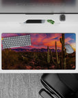 Nature Landscapes Deskmat | Mousepad | Deskpad - Desert Glow