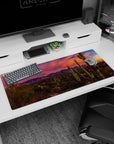 Nature Landscapes Deskmat | Mousepad | Deskpad - Desert Glow