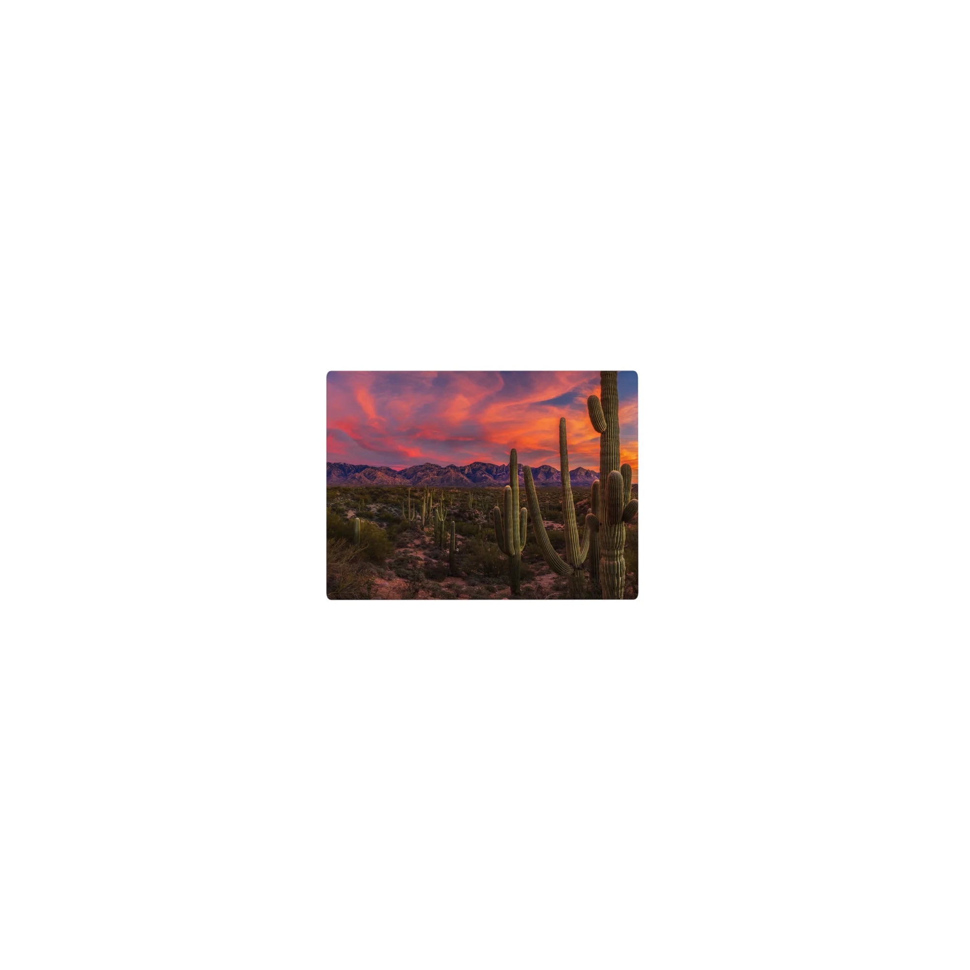 Nature Landscapes Deskmat | Mousepad | Deskpad - Desert Glow