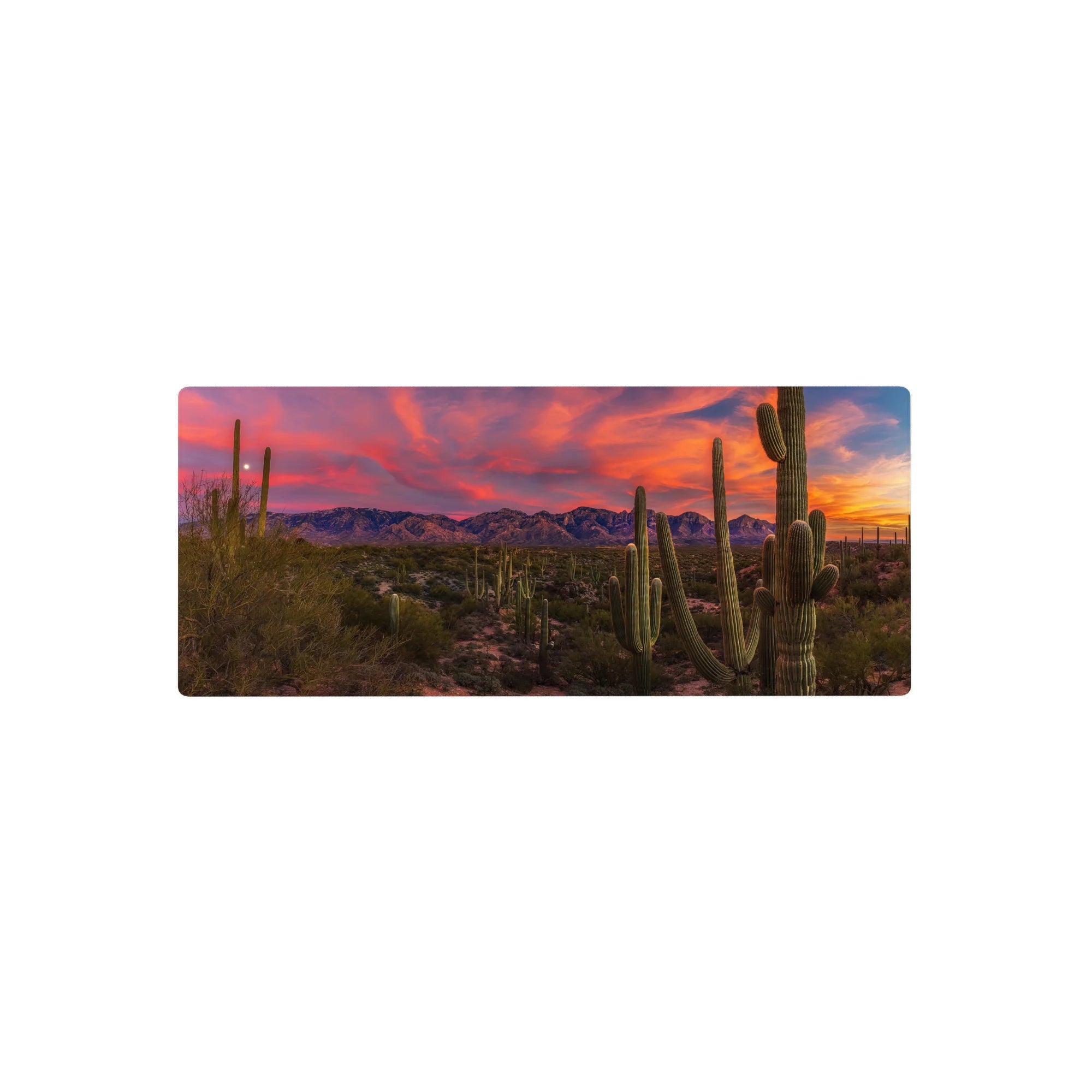 Nature Landscapes Deskmat | Mousepad | Deskpad - Desert Glow