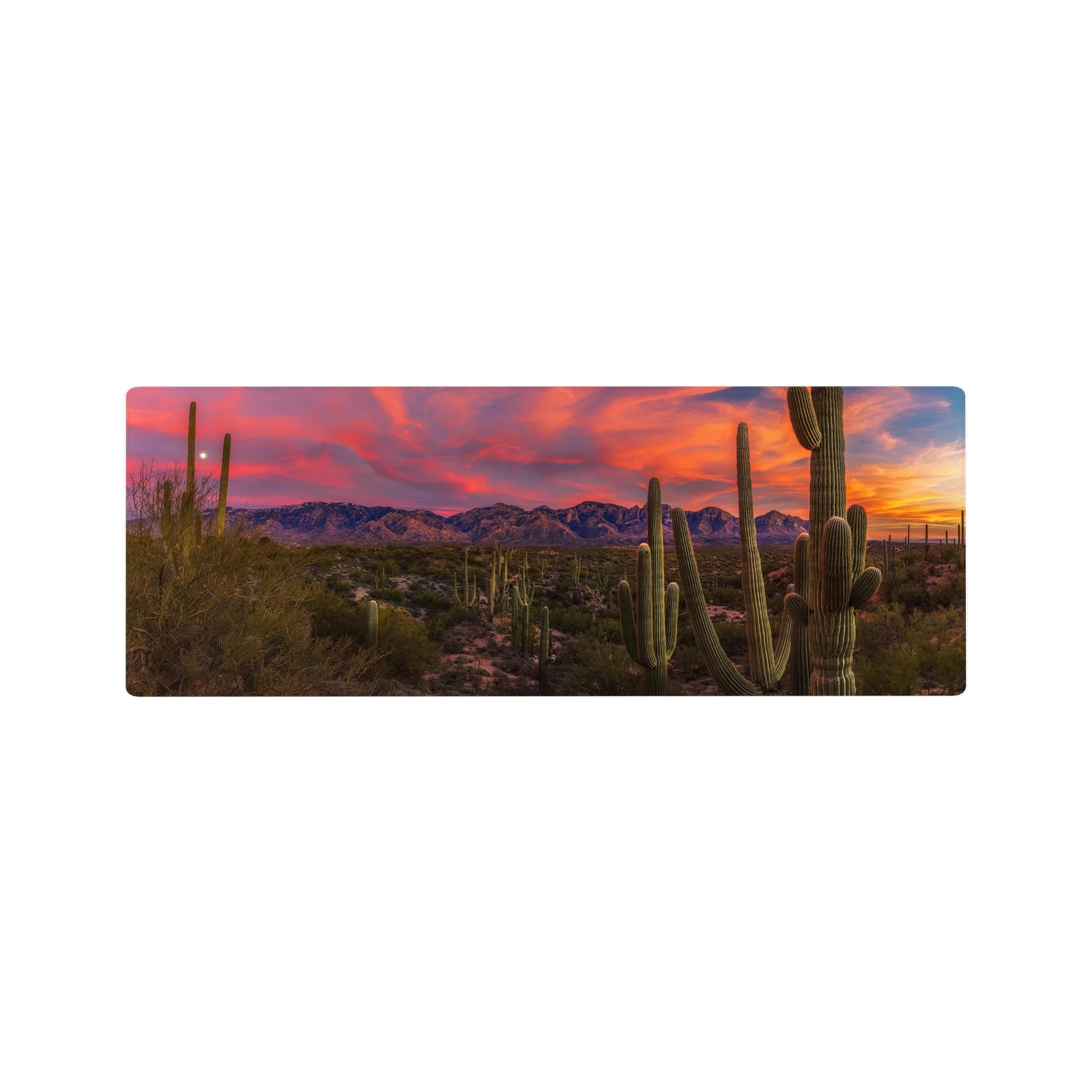 Nature Landscapes Deskmat | Mousepad | Deskpad - Desert Glow