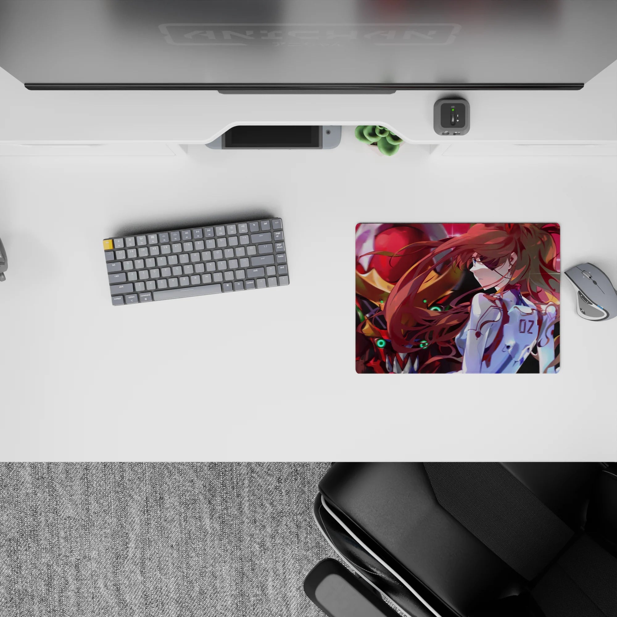 Evangelion - Anime Mouse Pad and Desk Pad - Asuka’s Last Stand - AniChan