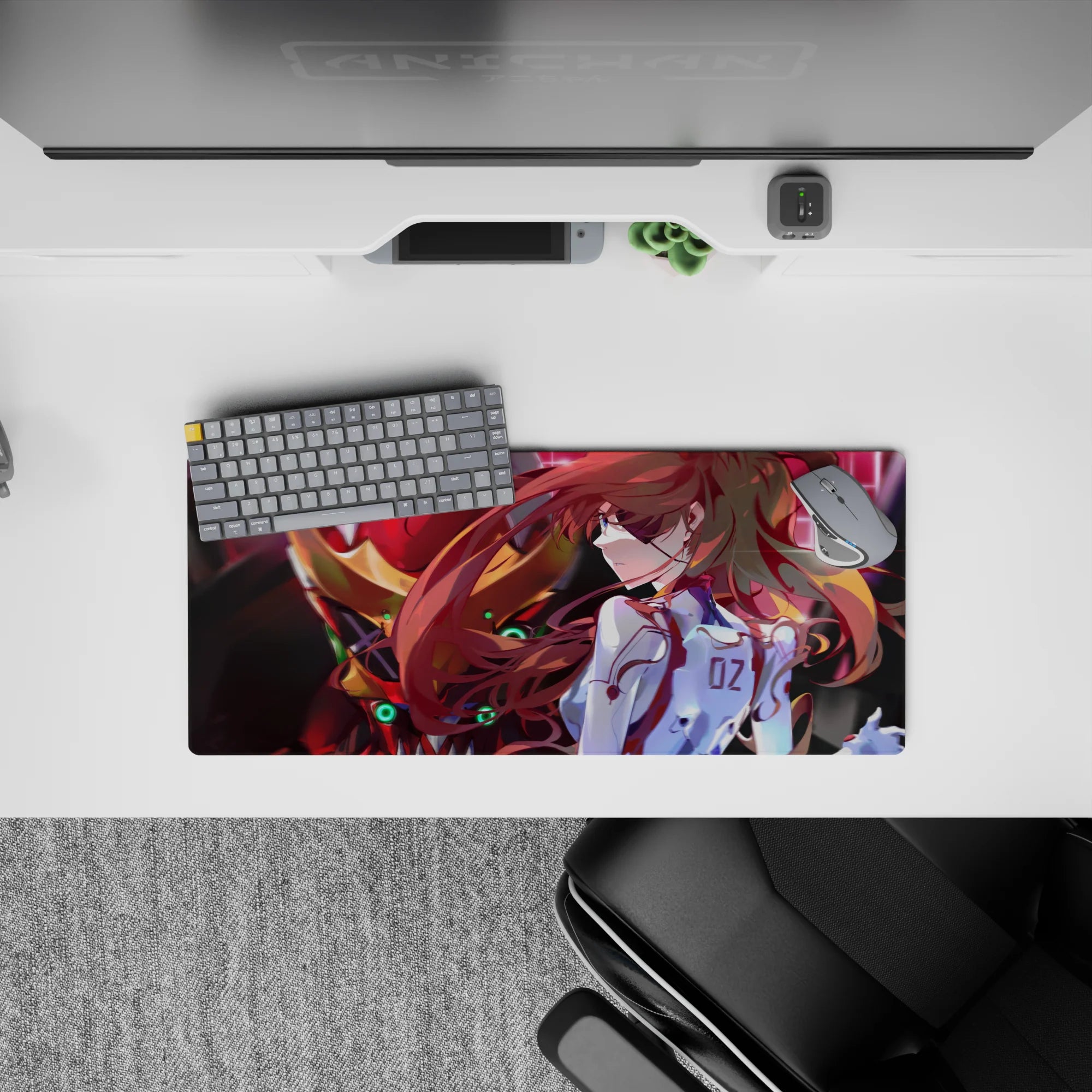 Evangelion - Anime Mouse Pad and Desk Pad - Asuka’s Last Stand - AniChan