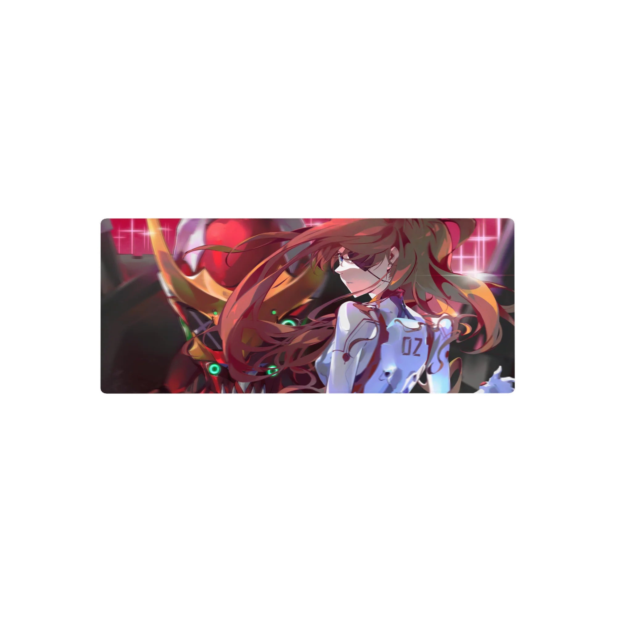 Evangelion - Anime Mouse Pad and Desk Pad - Asuka’s Last Stand - AniChan