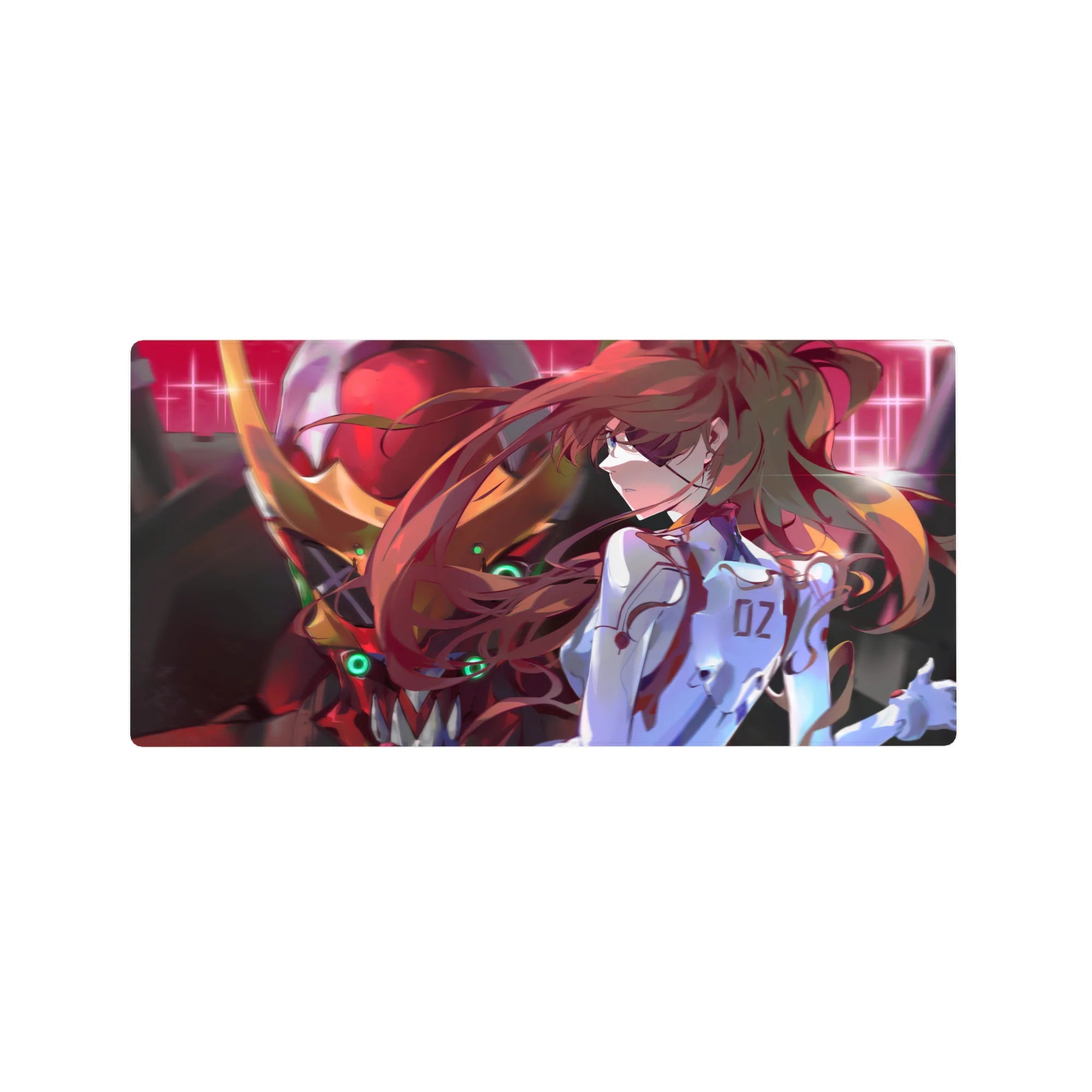 Evangelion - Anime Mouse Pad and Desk Pad - Asuka’s Last Stand - AniChan