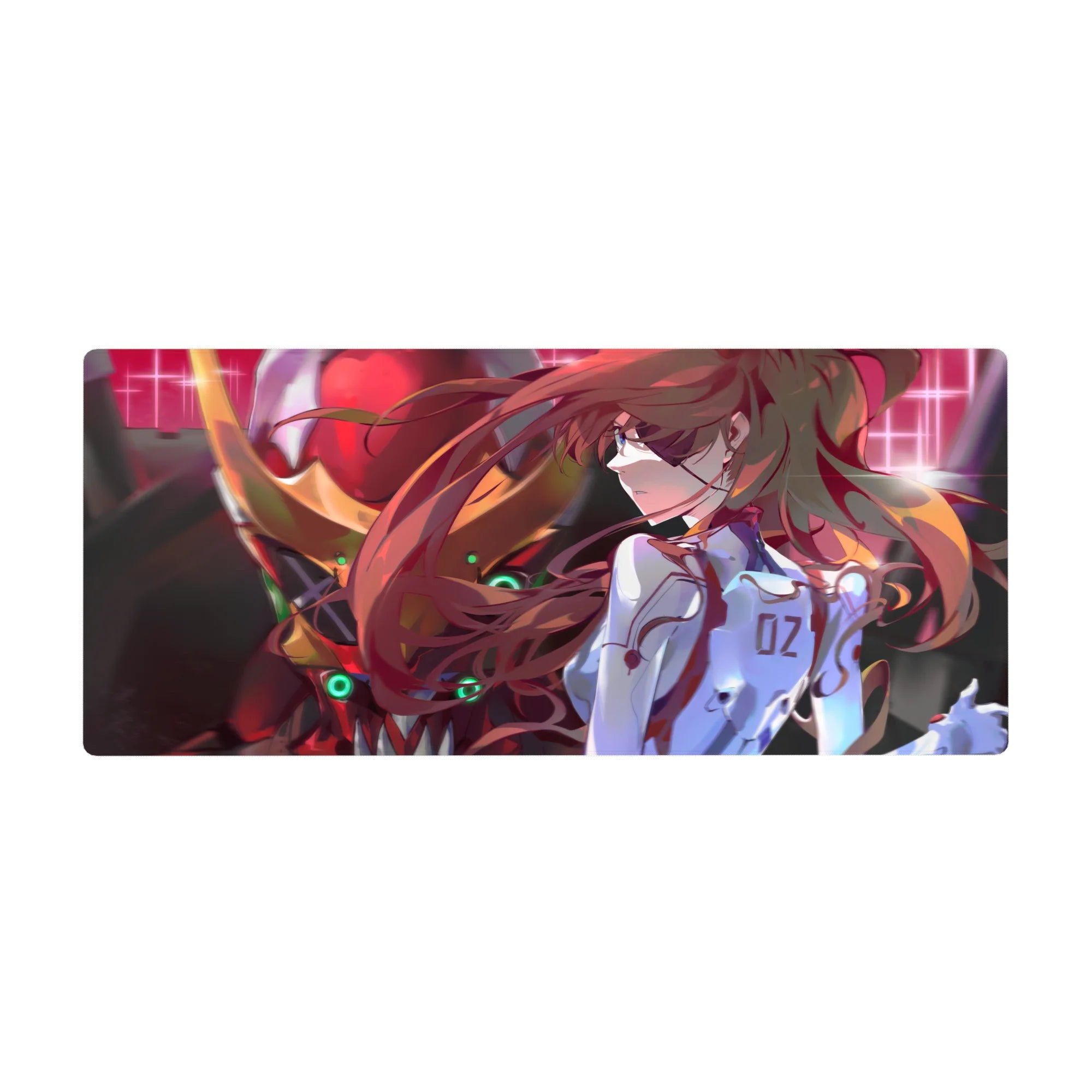 Evangelion - Anime Mouse Pad and Desk Pad - Asuka’s Last Stand - AniChan