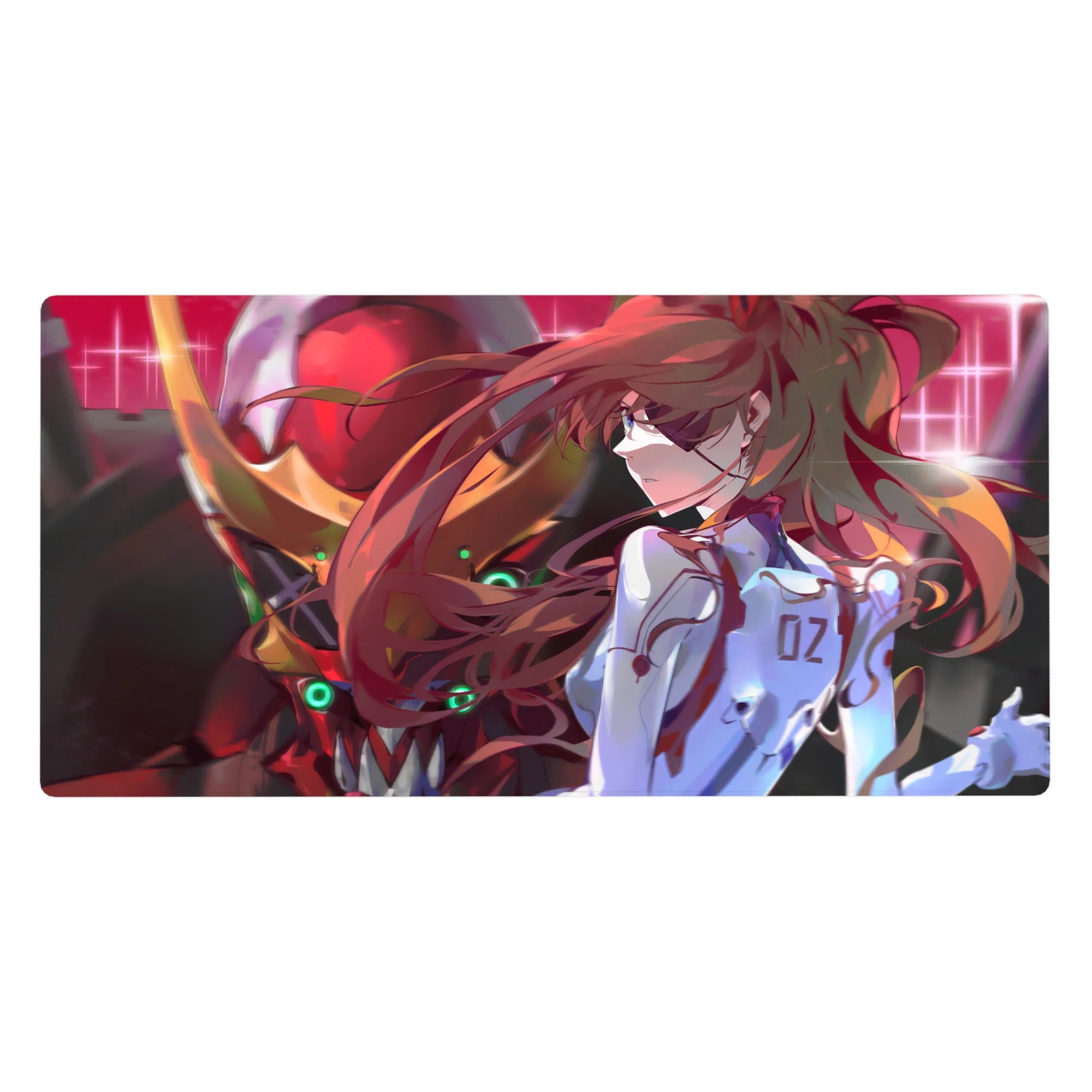 Evangelion - Anime Mouse Pad and Desk Pad - Asuka’s Last Stand - AniChan