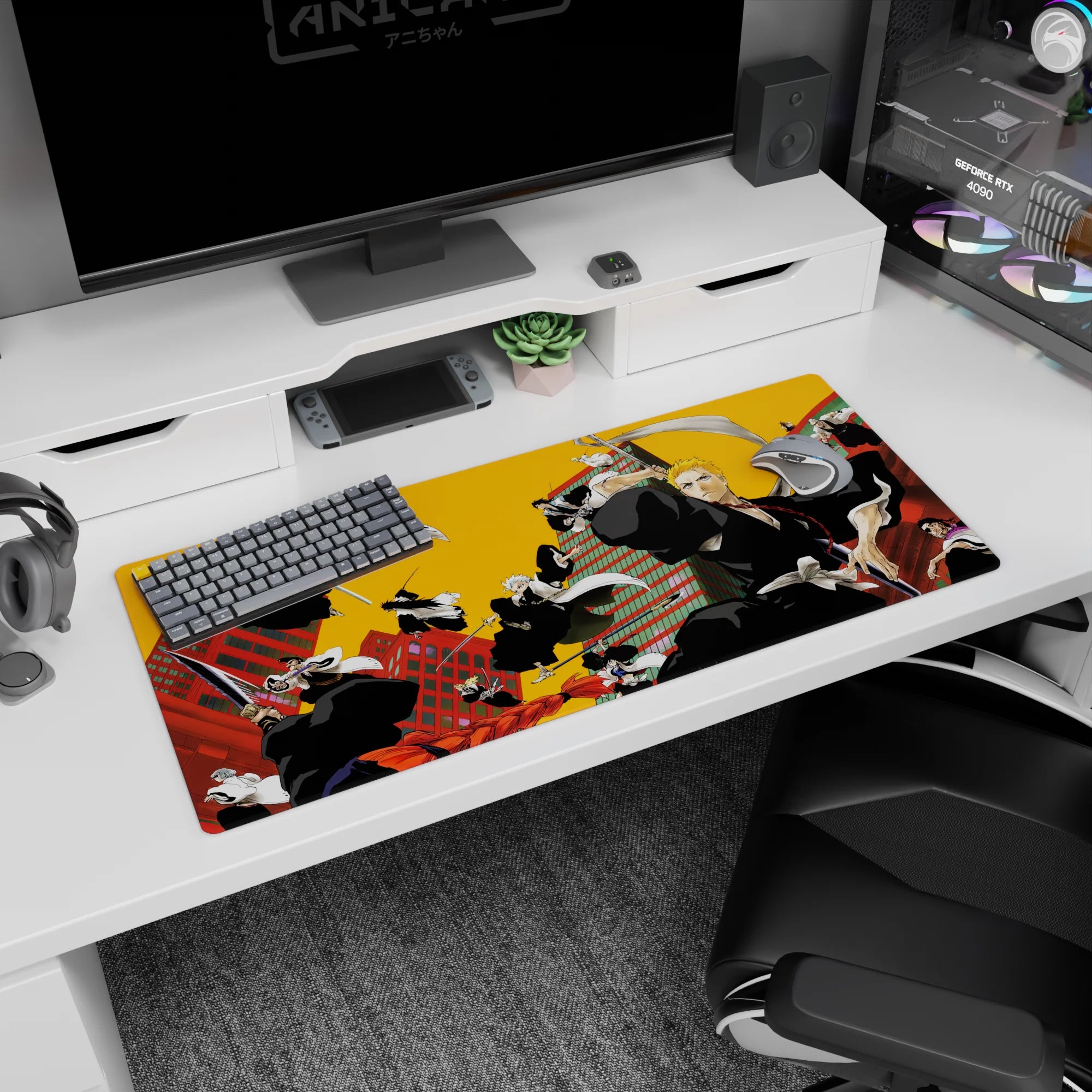 Bleach - Anime Mouse Pad and Desk Pad - Shinigami Onslaught - AniChan