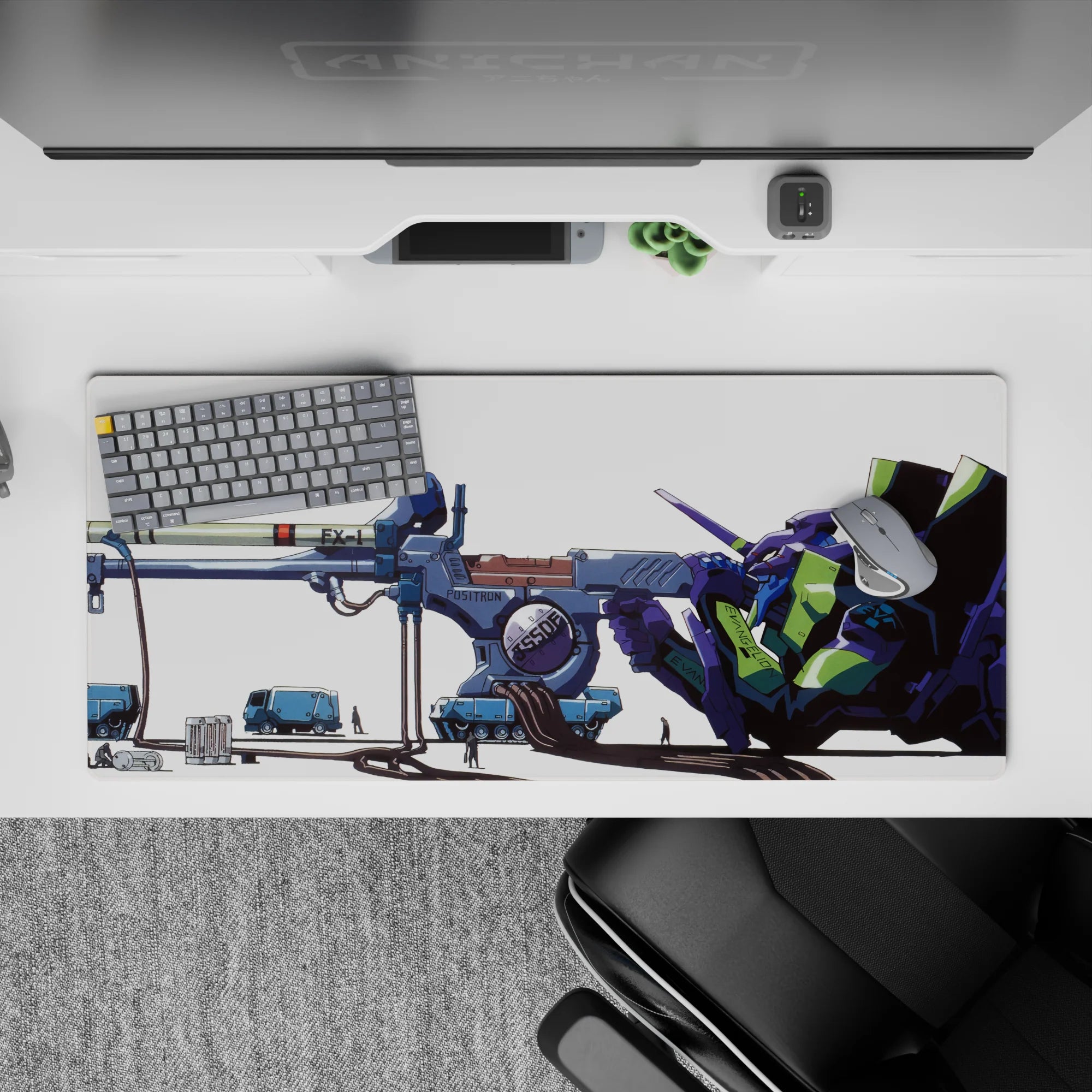 Evangelion - Anime Mouse Pad and Desk Pad - EVA-01 Positron Precision - AniChan