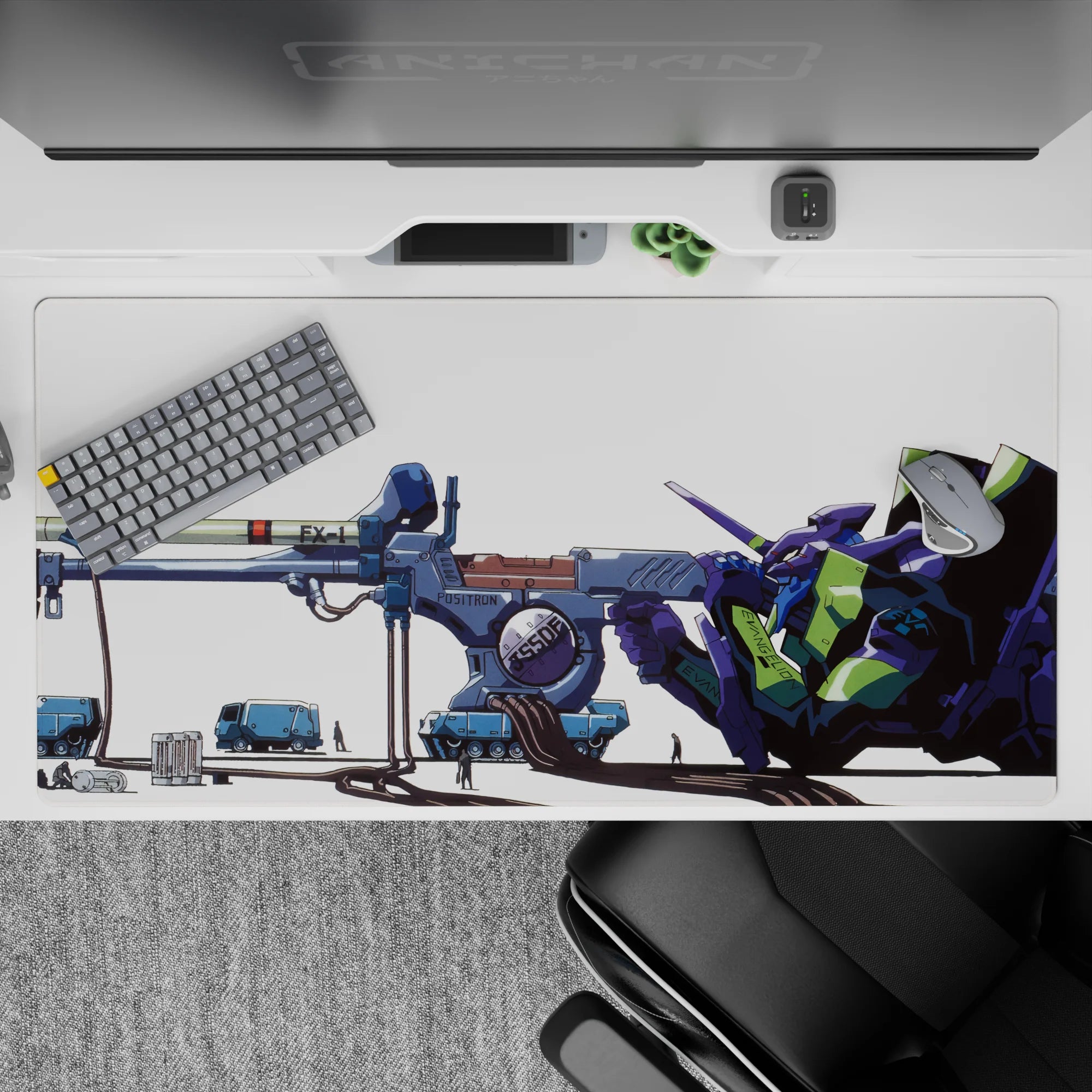 Evangelion - Anime Mouse Pad and Desk Pad - EVA-01 Positron Precision - AniChan