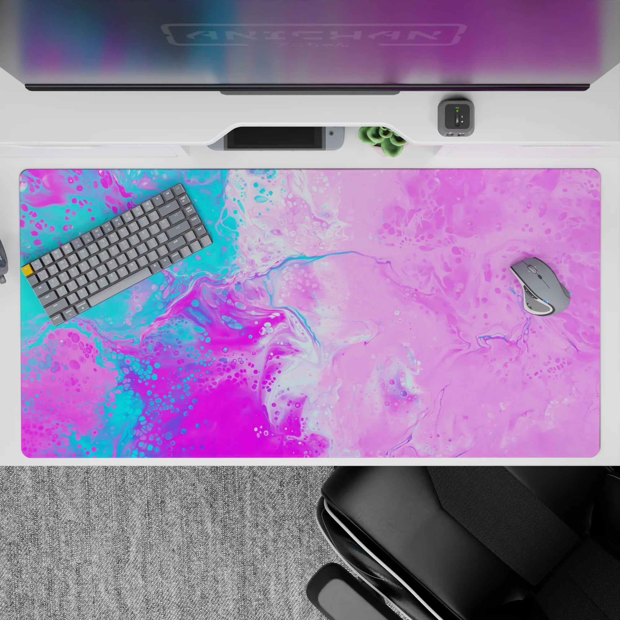 Abstract Deskmat | Mousepad | Deskpad - Liquid Dream - AniChan