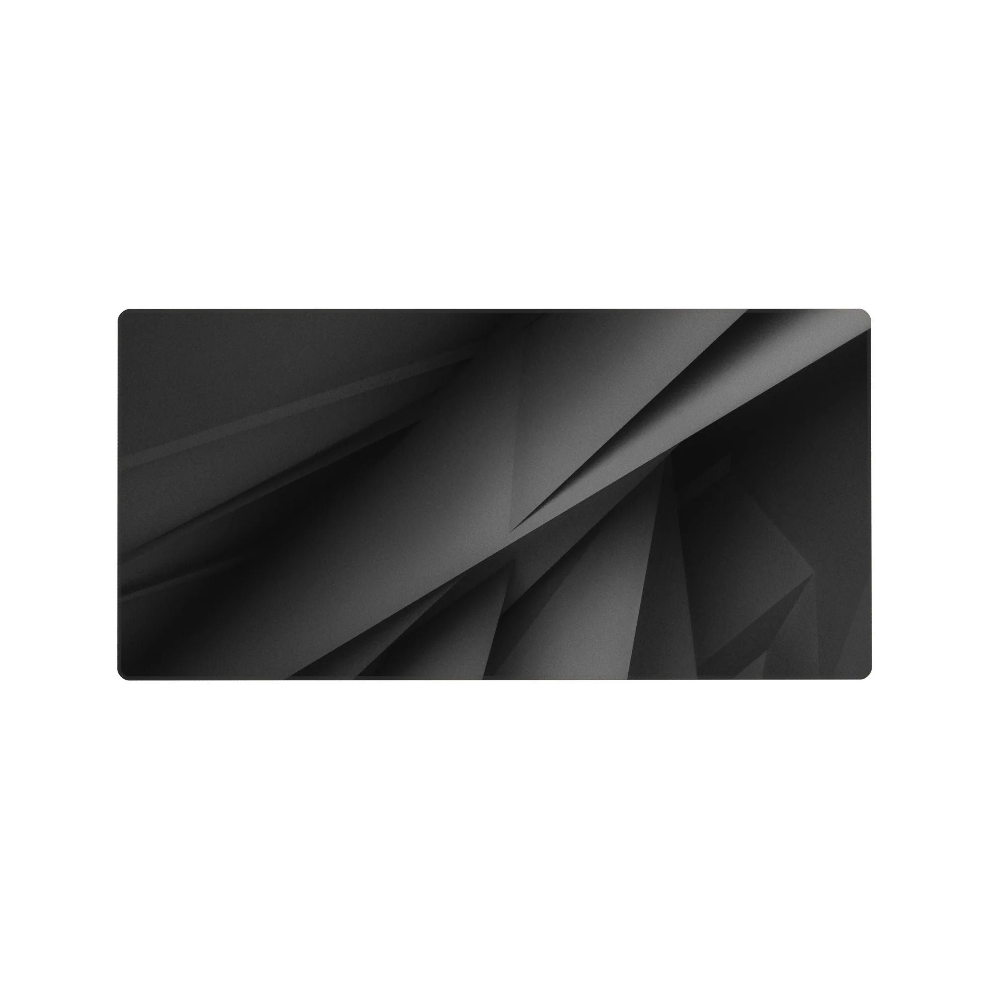 Abstract Deskmat | Mousepad | Deskpad - Monochrome Geometric Layers - AniChan