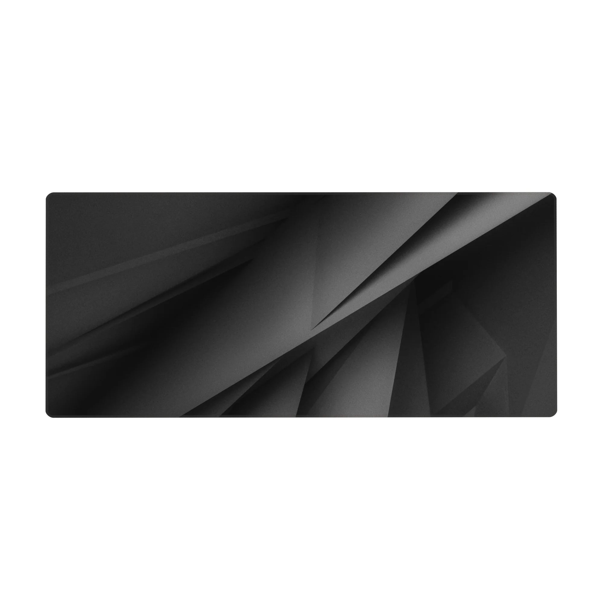 Abstract Deskmat | Mousepad | Deskpad - Monochrome Geometric Layers - AniChan