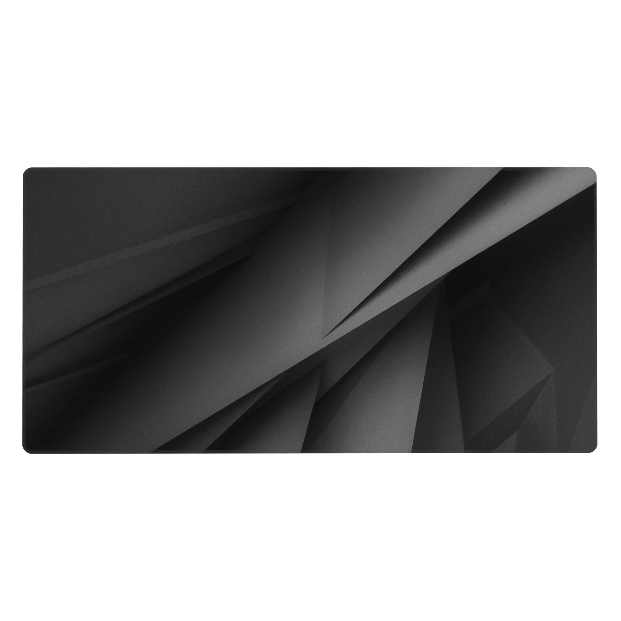 Abstract Deskmat | Mousepad | Deskpad - Monochrome Geometric Layers - AniChan