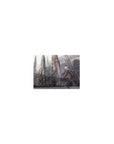 Classic anime girl mouse pad 14x10 inches with gothic balcony scene and cathedral spires.
