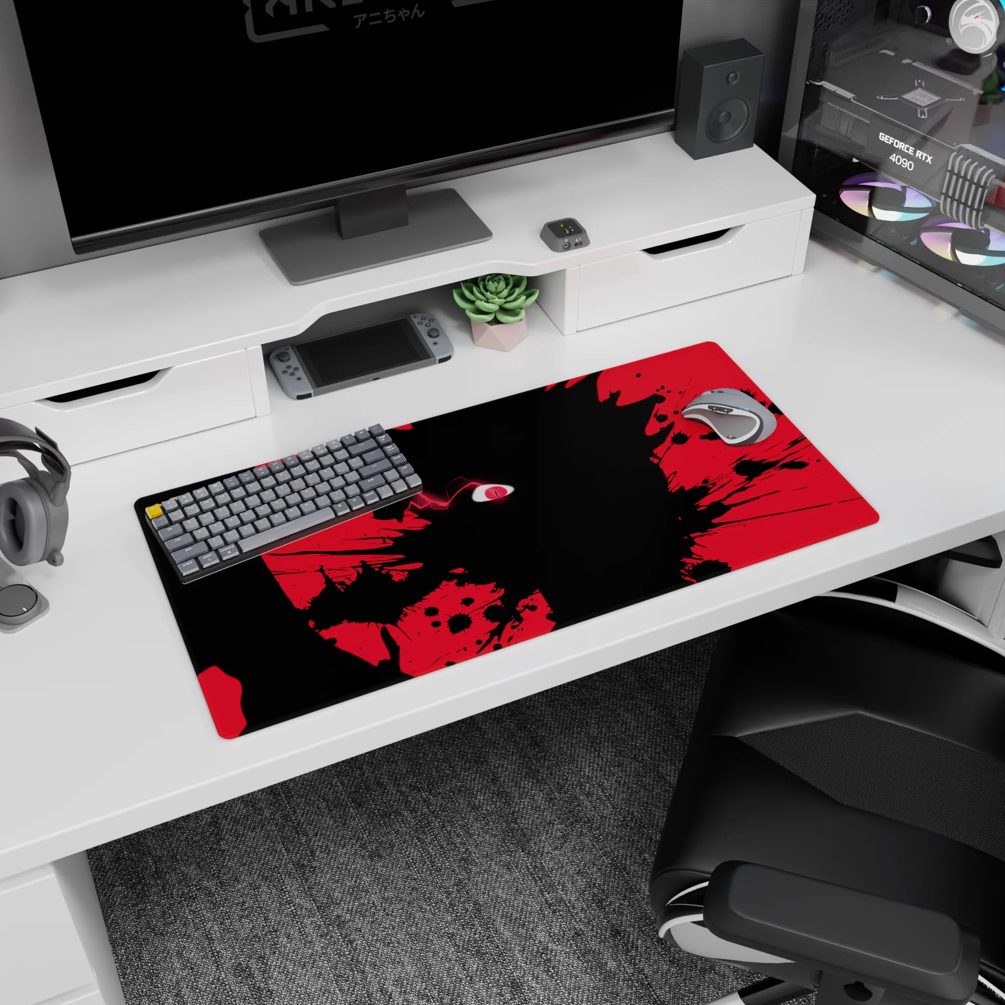 Black Clover - Anime Mouse Pad and Desk Pad - Ethereal Demon