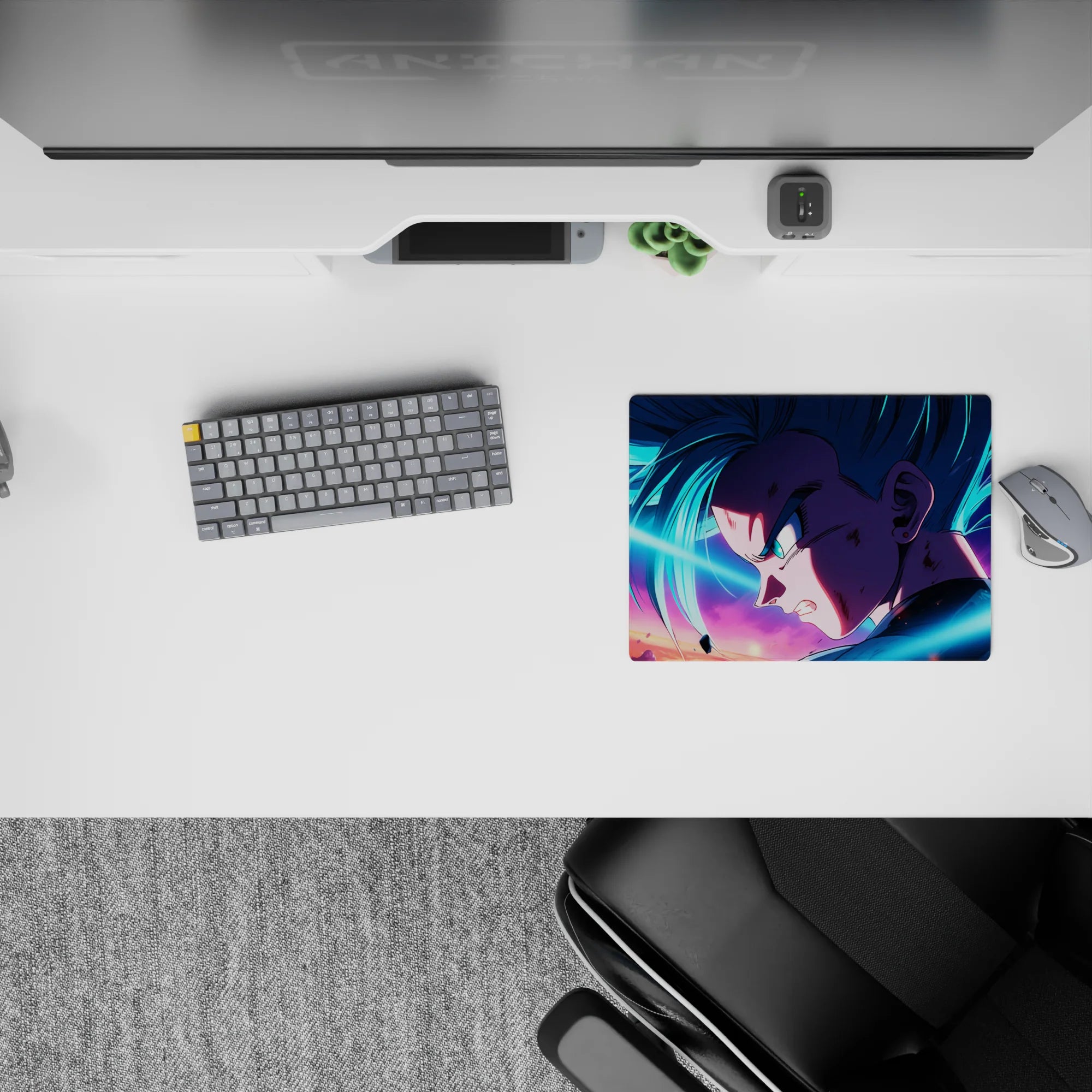 Dragon Ball Deskmat | Mousepad | Deskpad - Super Saiyan Rage - AniChan