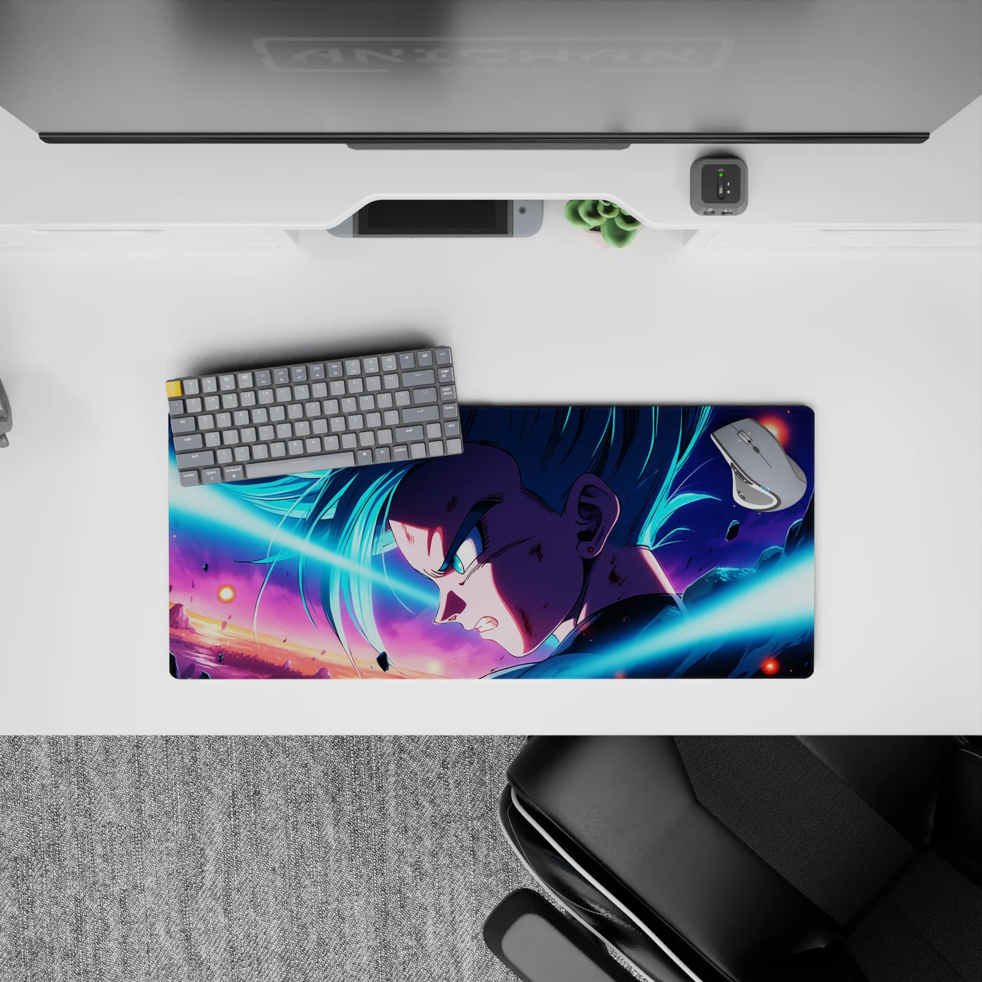 Dragon Ball Deskmat | Mousepad | Deskpad - Super Saiyan Rage - AniChan