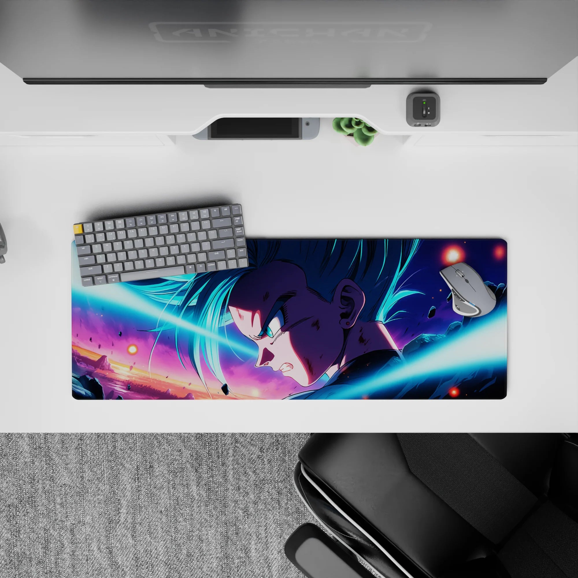 Dragon Ball Deskmat | Mousepad | Deskpad - Super Saiyan Rage - AniChan