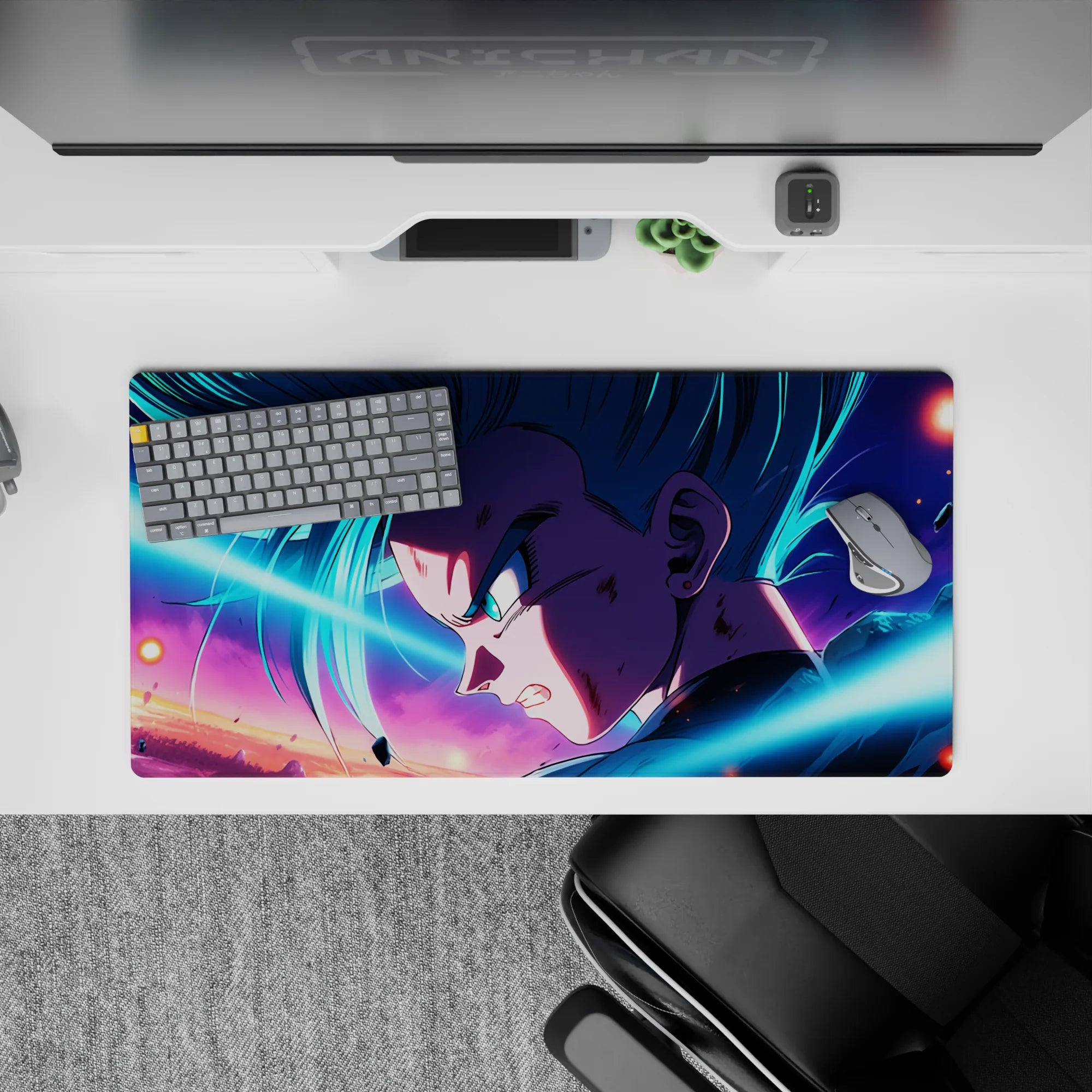 Dragon Ball Deskmat | Mousepad | Deskpad - Super Saiyan Rage - AniChan