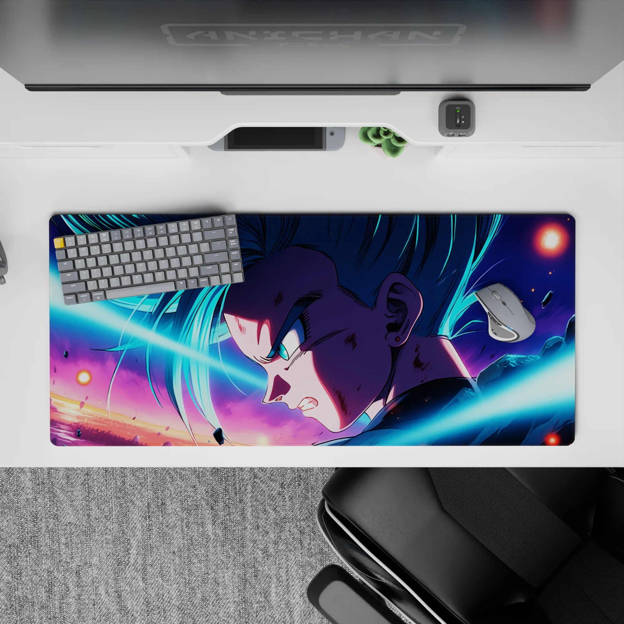 Dragon Ball Deskmat | Mousepad | Deskpad - Super Saiyan Rage - AniChan