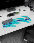 Abstract Deskmat | Mousepad | Deskpad - Retro Splash - AniChan