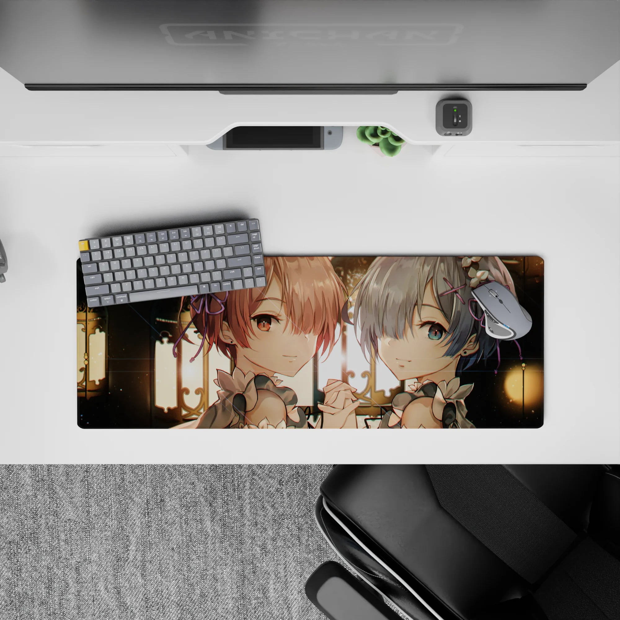 Re:Zero - Anime Mouse Pad and Desk Pad - Twin Maid Serenity - AniChan