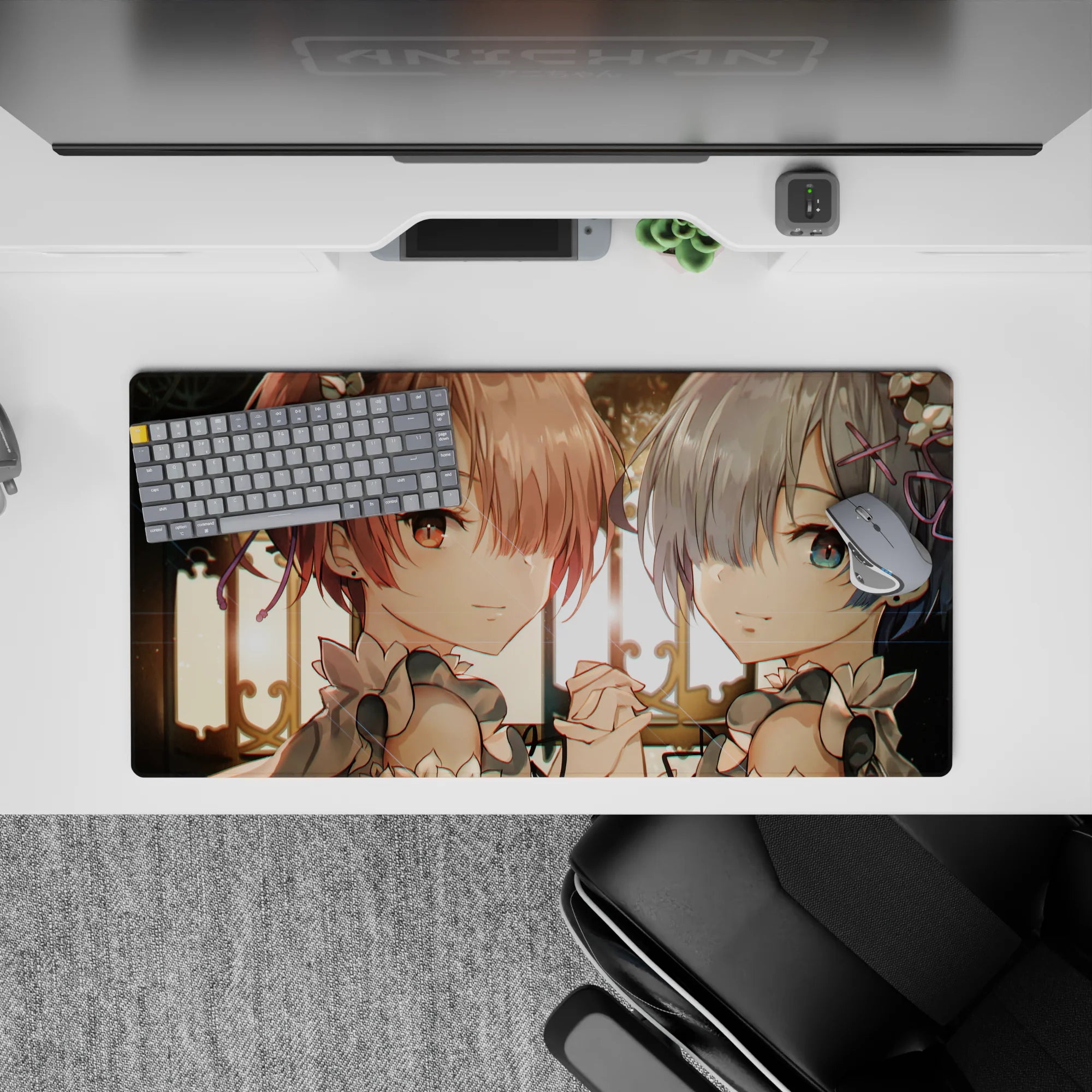 Re:Zero - Anime Mouse Pad and Desk Pad - Twin Maid Serenity - AniChan