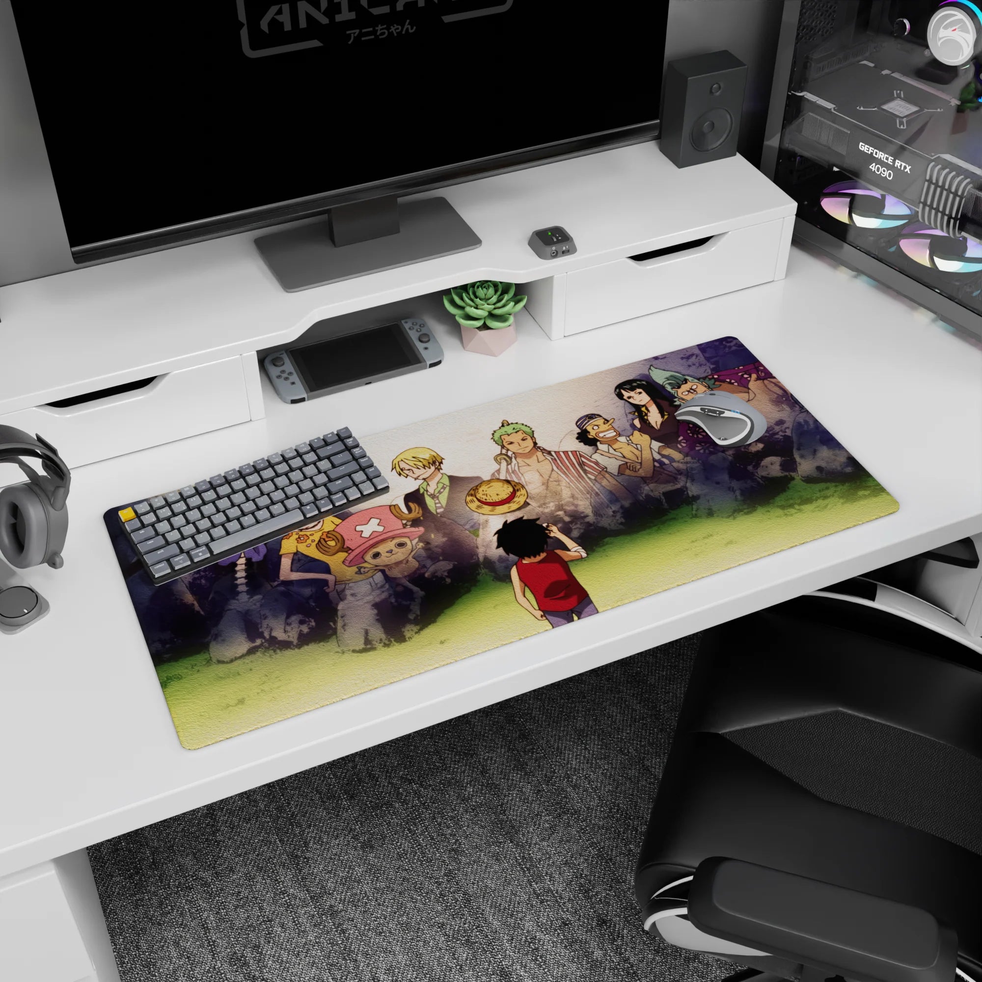 One Piece Deskmat | Mousepad | Deskpad - Straw Hats’ Bond - AniChan