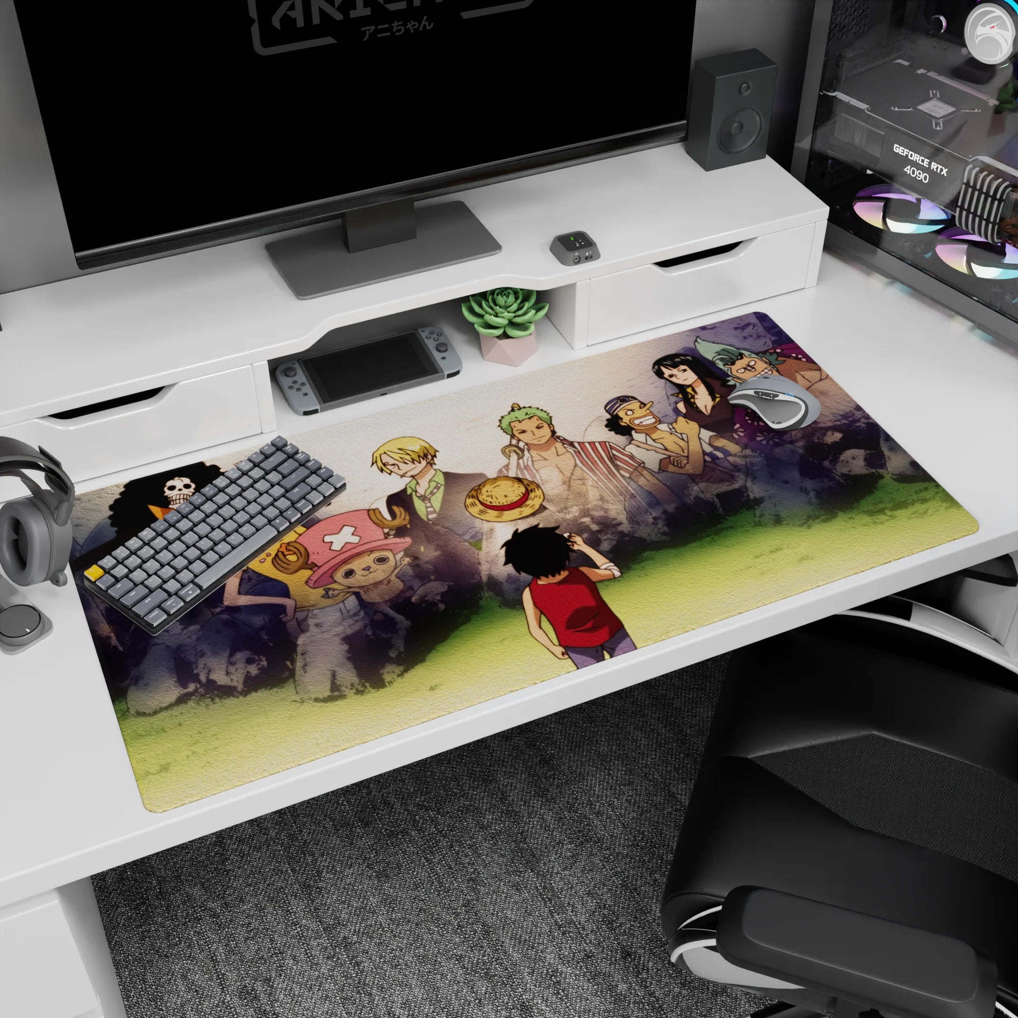 One Piece Deskmat | Mousepad | Deskpad - Straw Hats’ Bond - AniChan