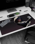 Alita: Battle Angel desk pad 40x20 inches, ready-to-strike pose with blade forward in cyber armor.