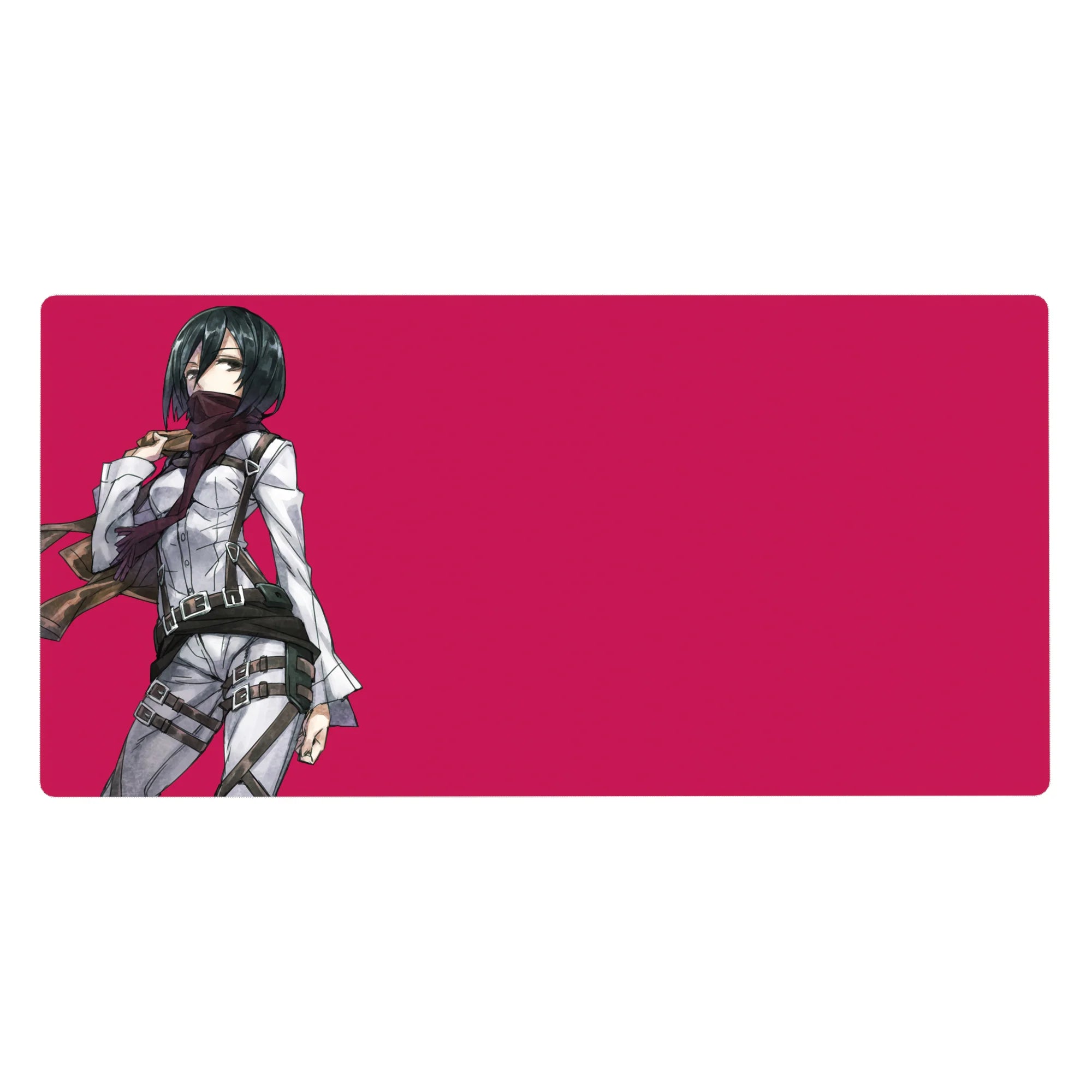 Attack on Titan - Anime Mouse Pad and Desk Pad - Mikasa Crimson Resolve - AniChan