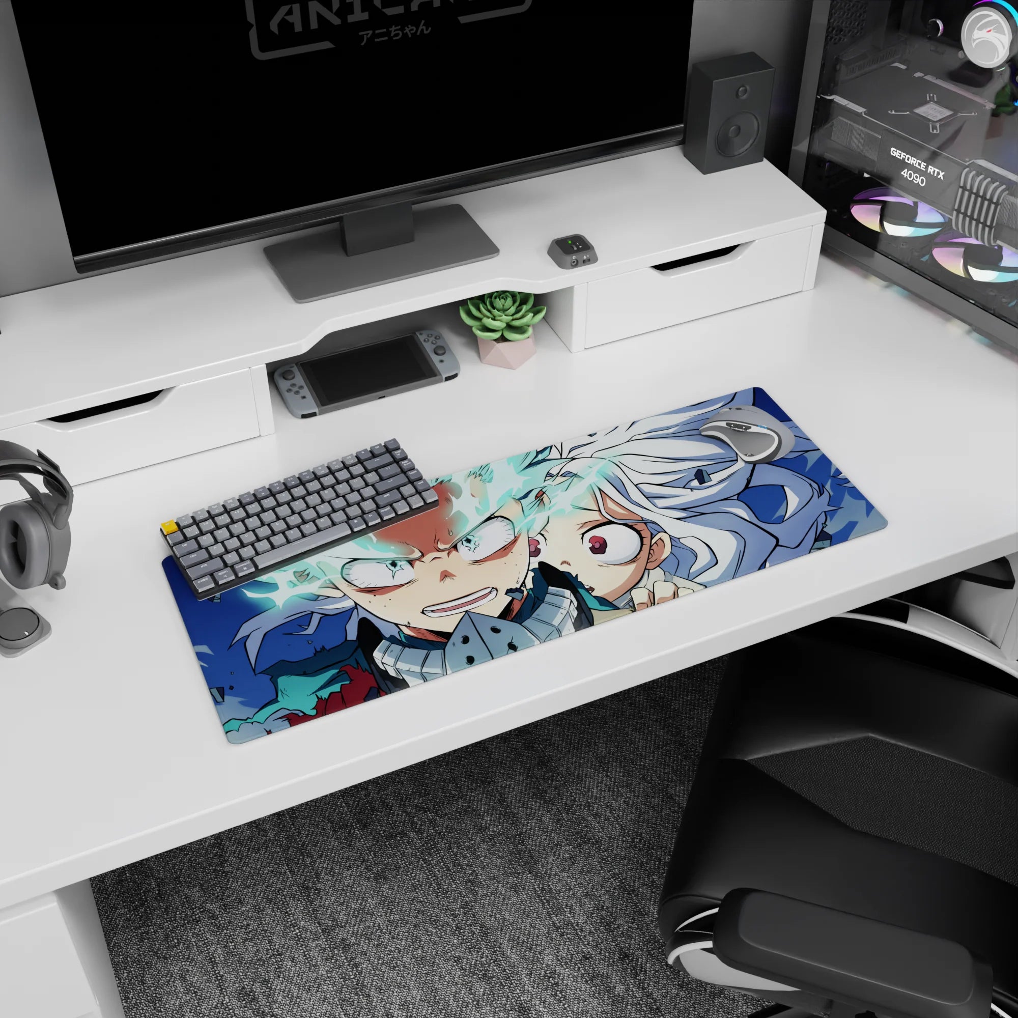 My Hero Academia Deskmat | Mousepad | Deskpad - Full Charge Hero - AniChan