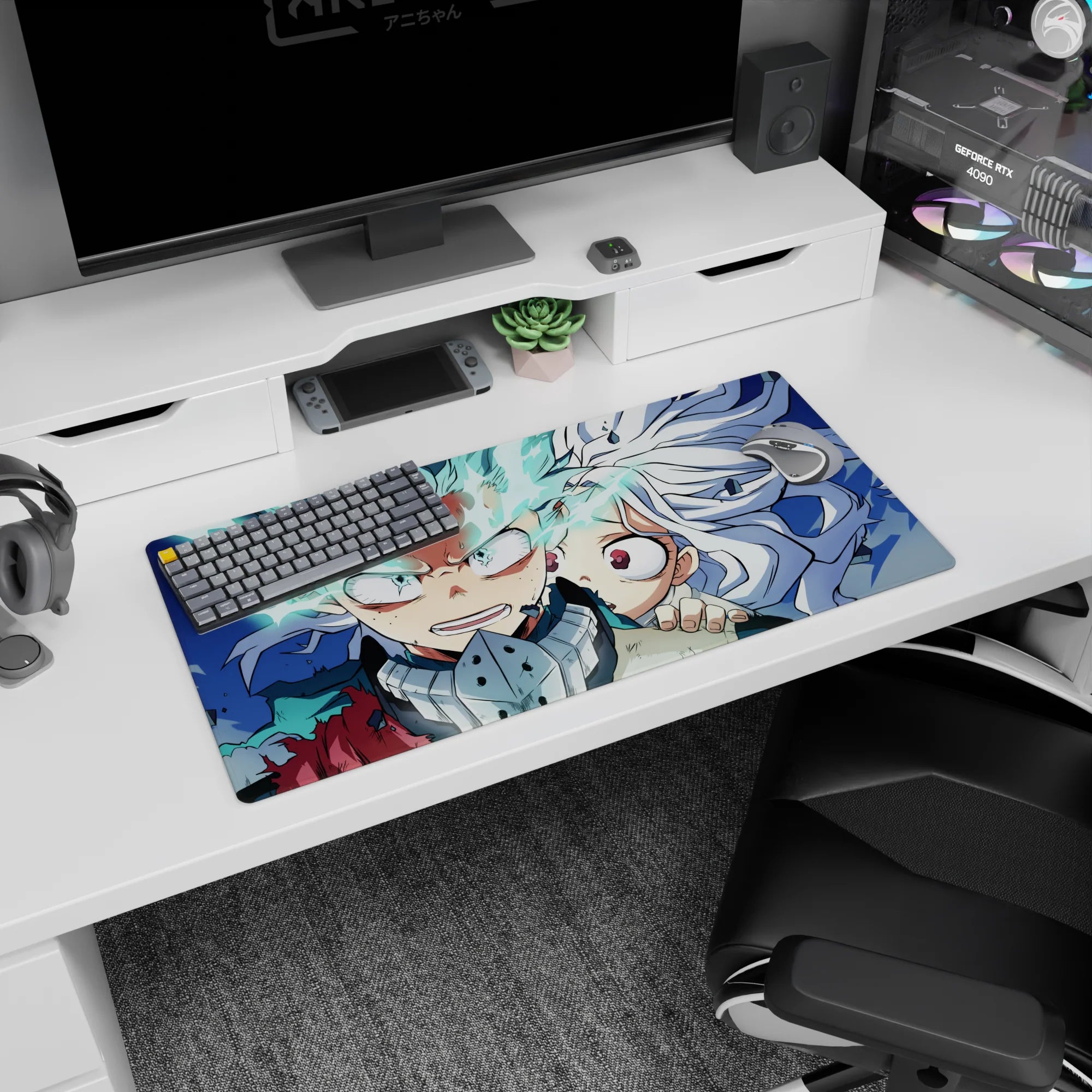 My Hero Academia Deskmat | Mousepad | Deskpad - Full Charge Hero - AniChan