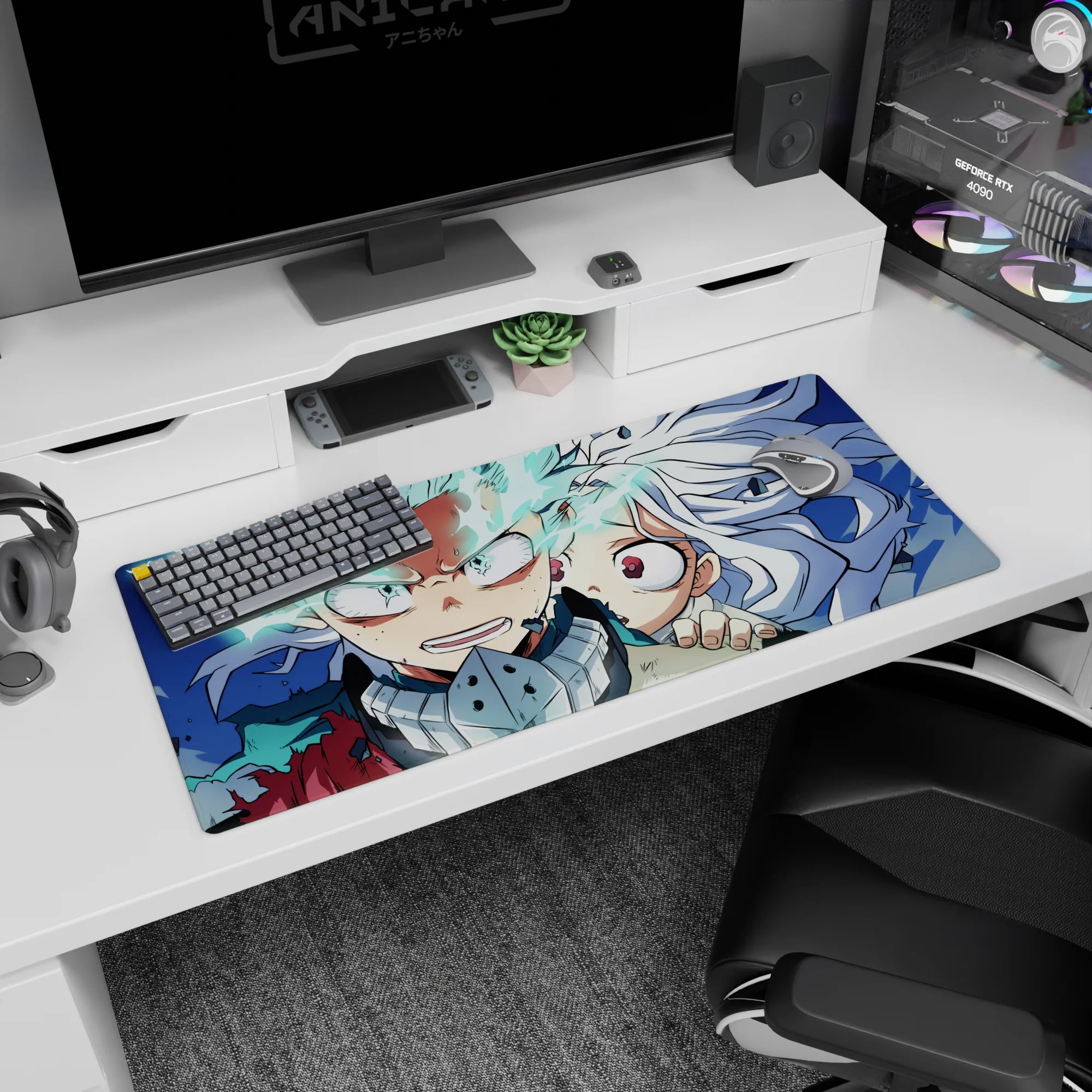 My Hero Academia Deskmat | Mousepad | Deskpad - Full Charge Hero - AniChan