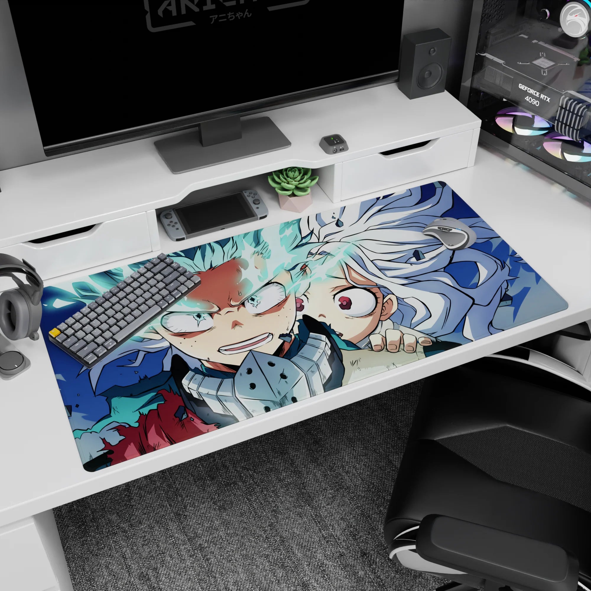 My Hero Academia Deskmat | Mousepad | Deskpad - Full Charge Hero - AniChan