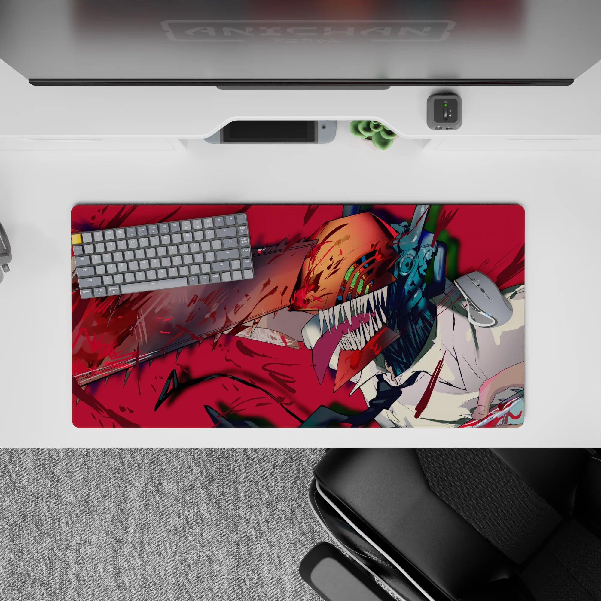 Chainsaw Man - Anime Mouse Pad and Desk Pad - True Carnage - AniChan