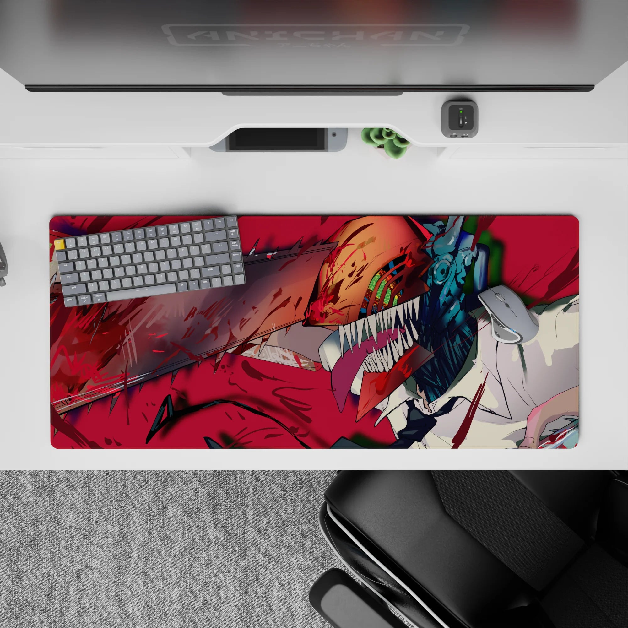 Chainsaw Man - Anime Mouse Pad and Desk Pad - True Carnage - AniChan