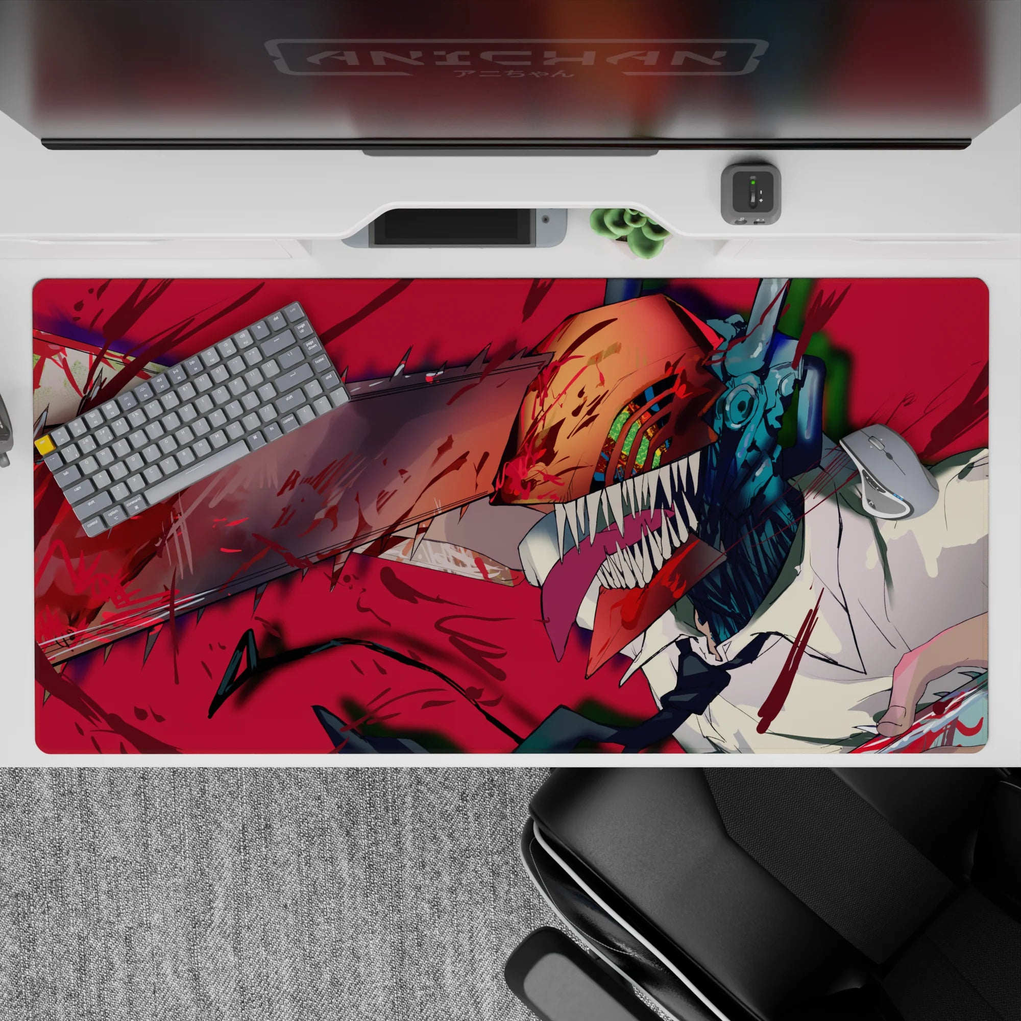 Chainsaw Man - Anime Mouse Pad and Desk Pad - True Carnage - AniChan