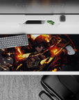 Solo Leveling Deskmat | Mousepad | Deskpad - Blazing Fury Ascend