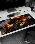 Solo Leveling Deskmat | Mousepad | Deskpad - Blazing Fury Ascend