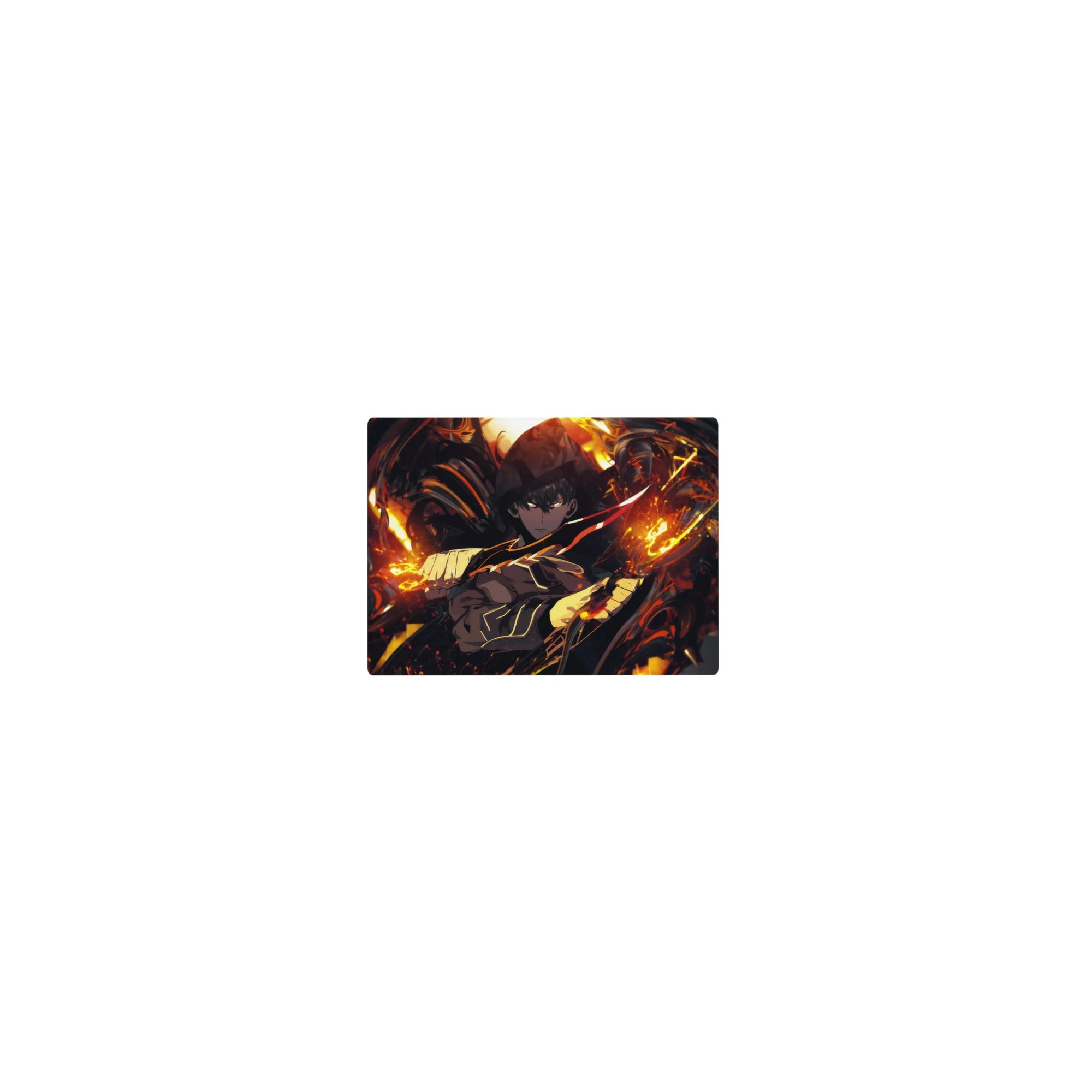 Solo Leveling Deskmat | Mousepad | Deskpad - Blazing Fury Ascend