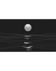 Abstract Deskmat | Mousepad | Deskpad - Moonlit Wave Horizon - AniChan