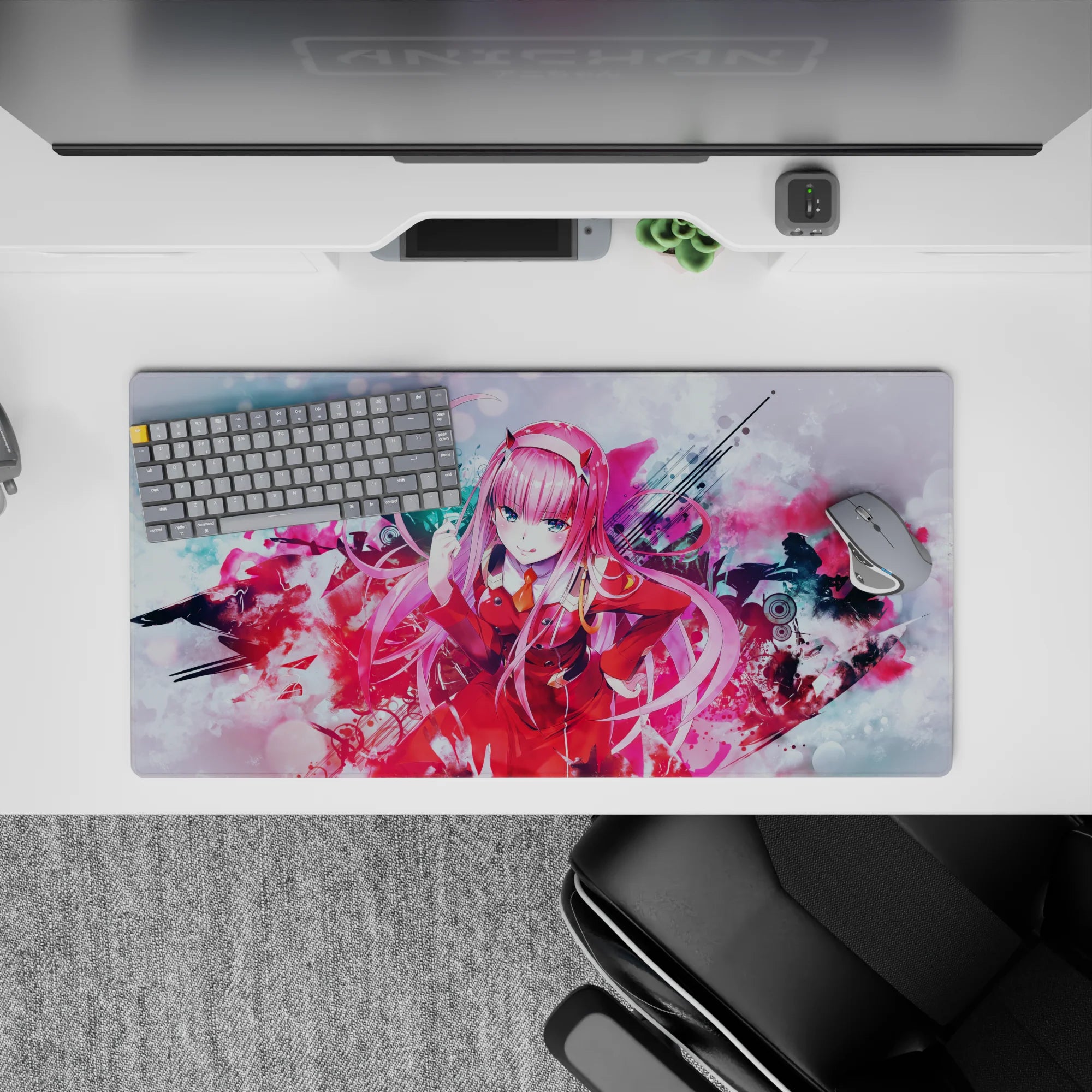 Darling In The Franxx Deskmat | Mousepad | Deskpad - Crimson Symphony - AniChan