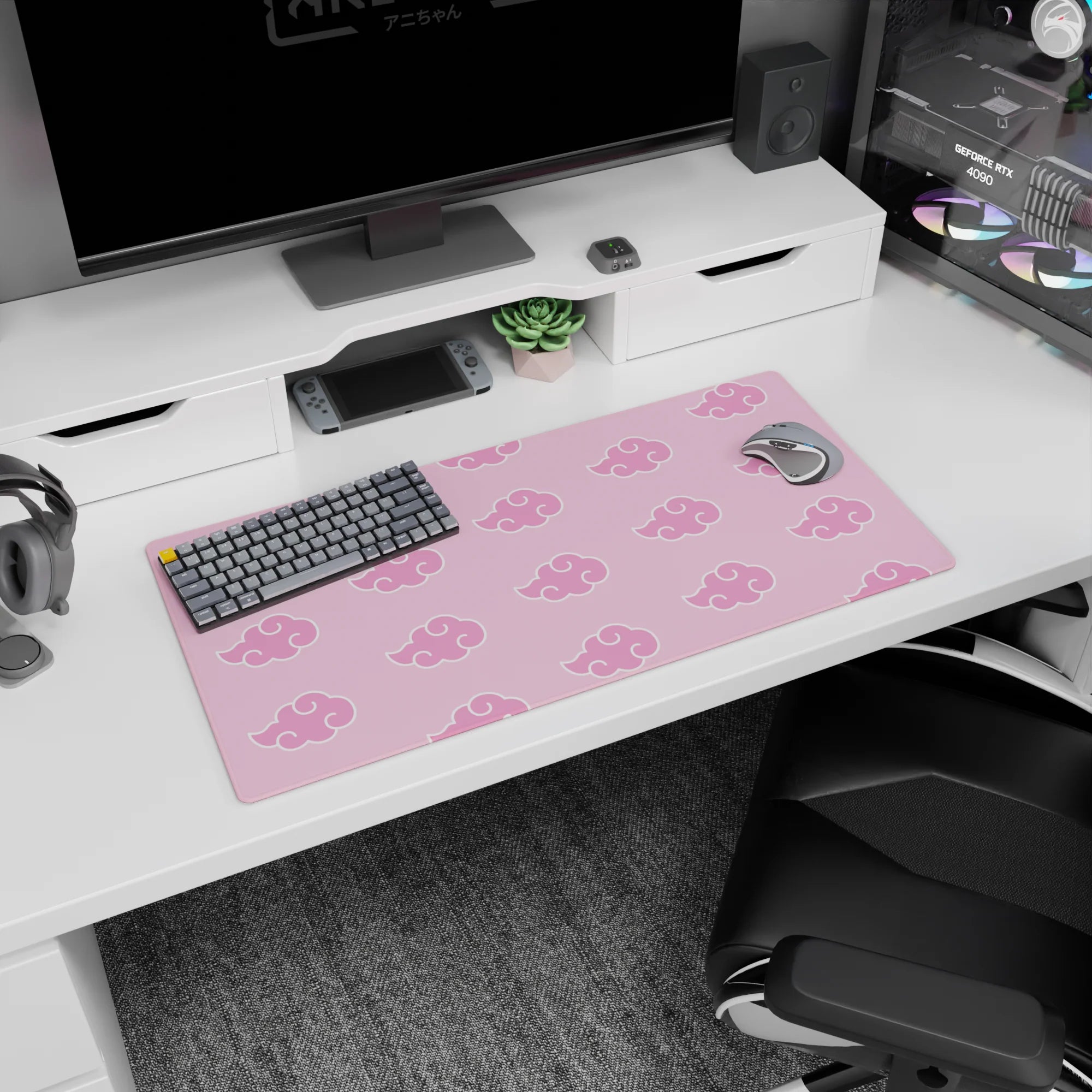 Akatsuki Deskmat | Mousepad | Deskpad - Pink Dream - AniChan